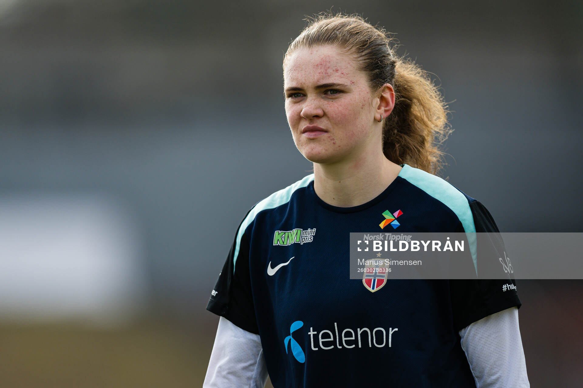 Signe Gaupset of the Norwegian women’s national football