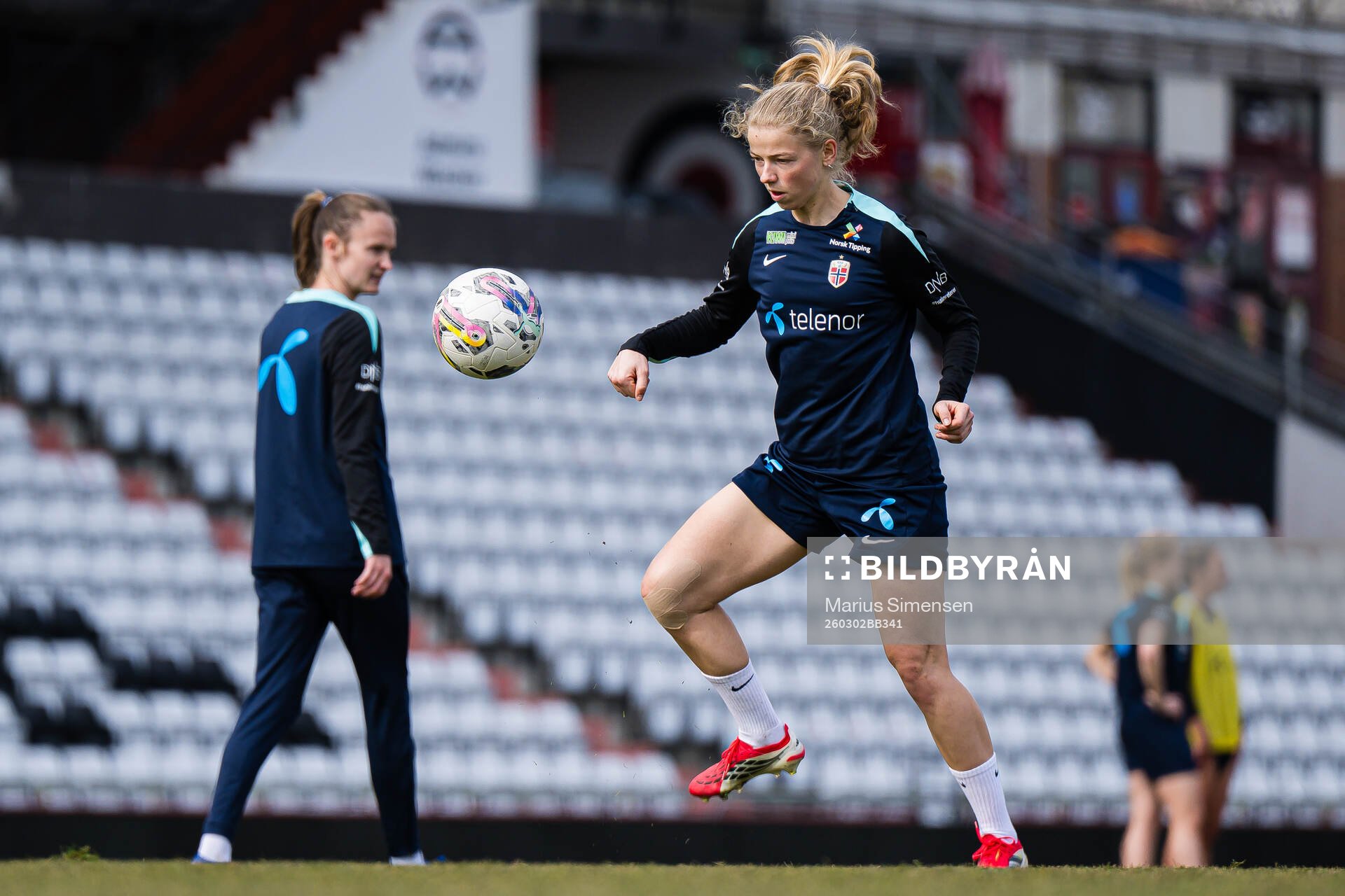 Justine Kielland of the Norwegian women’s national