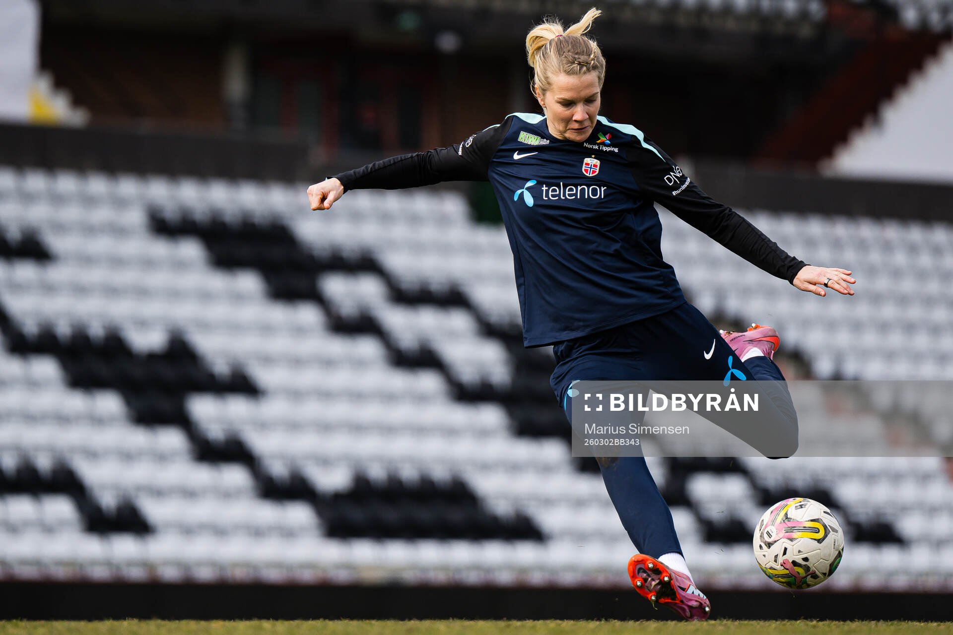 Ada Hegerberg of the Norwegian women’s national football