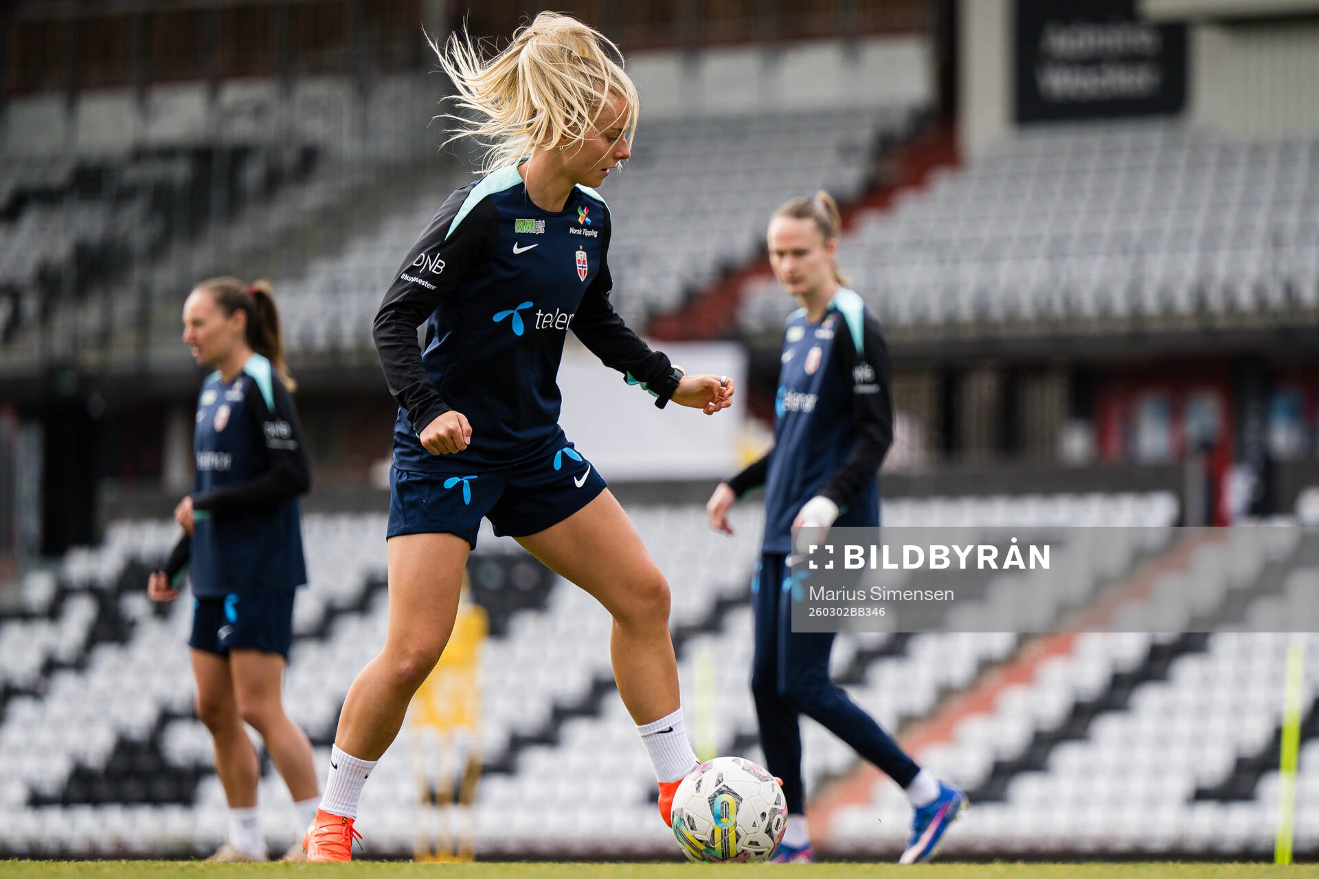 Emilie Woldvik of the Norwegian women’s national football