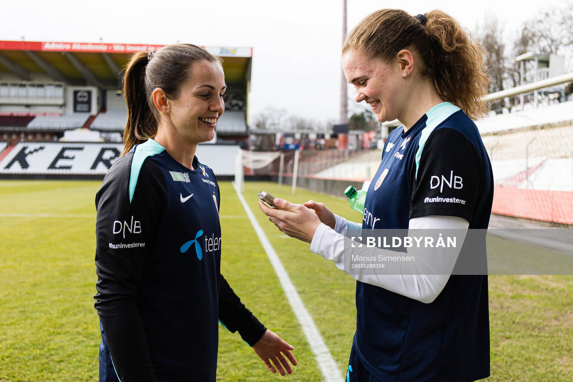 Tuva Hansen and Signe Gaupset of the Norwegian women’s