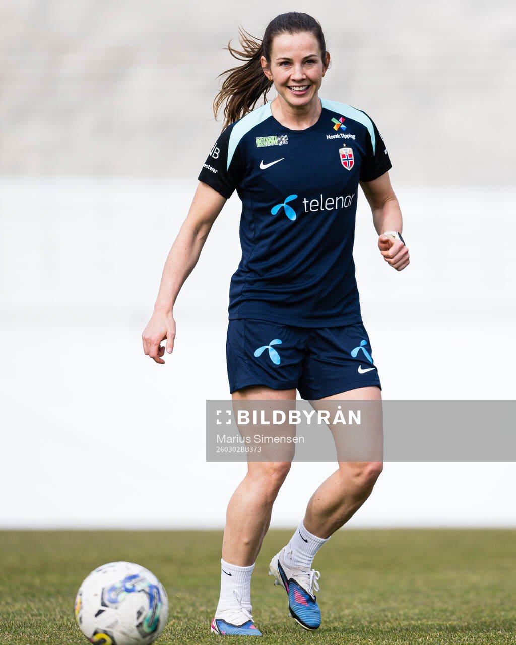 Tuva Hansen of the Norwegian women’s national football
