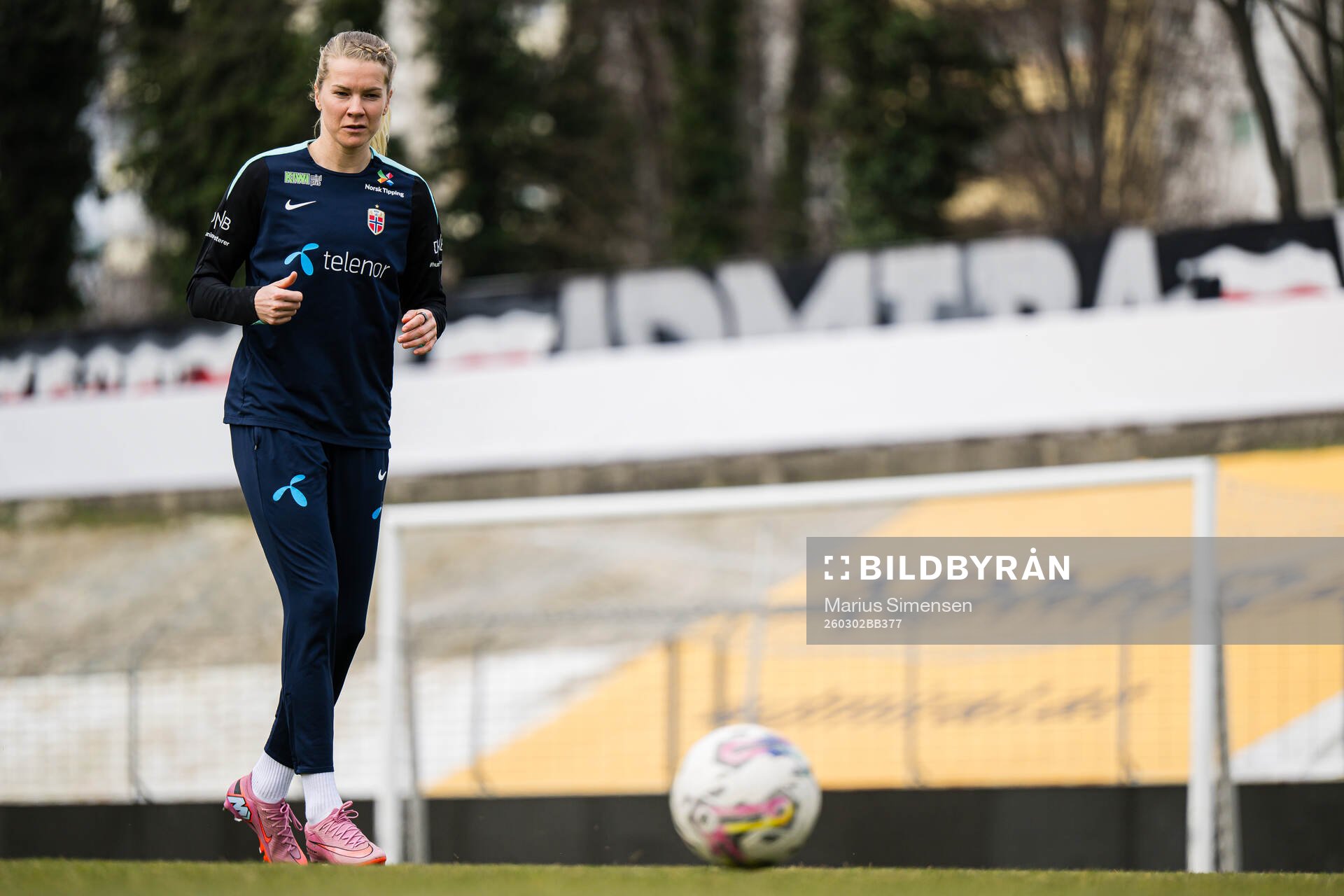 Ada Hegerberg of the Norwegian women’s national football