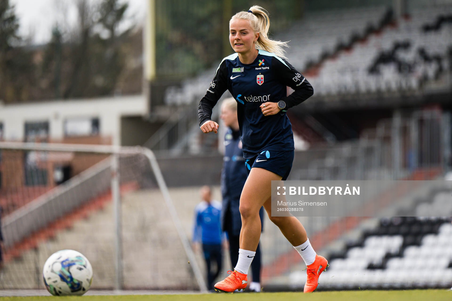 Emilie Woldvik of the Norwegian women’s national football