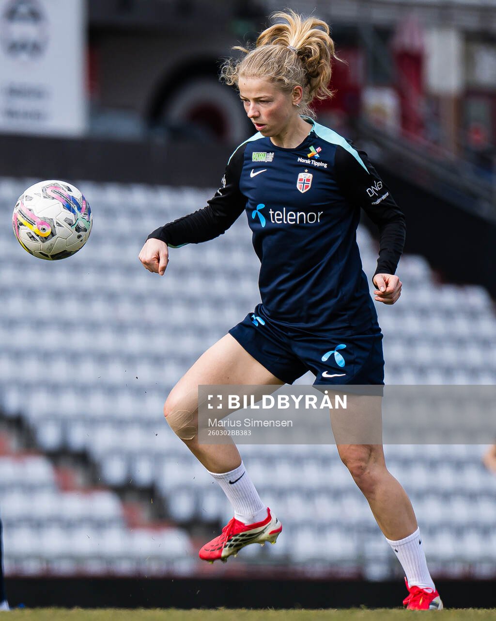 Justine Kielland of the Norwegian women’s national