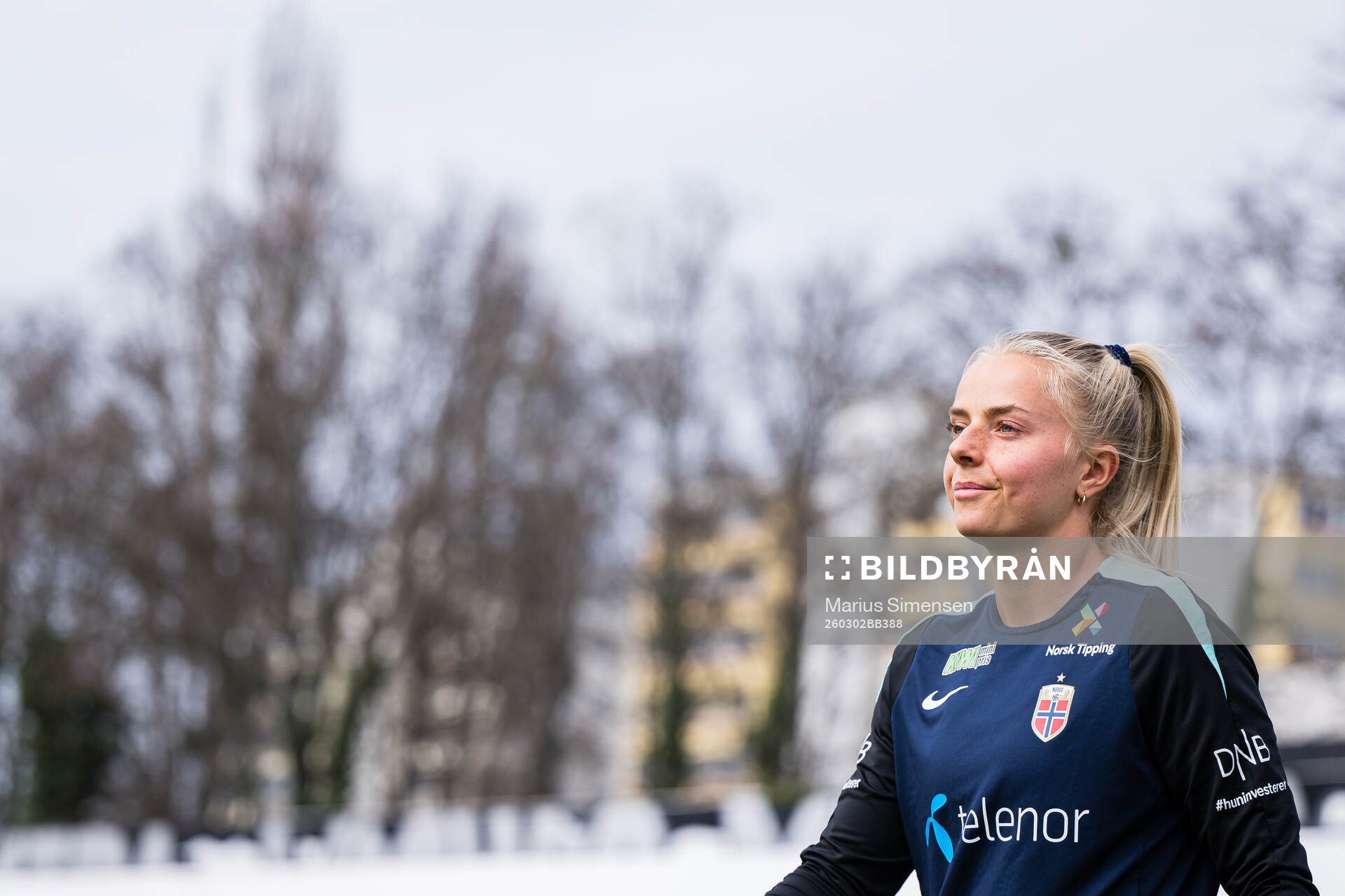 Emilie Woldvik of the Norwegian women’s national football