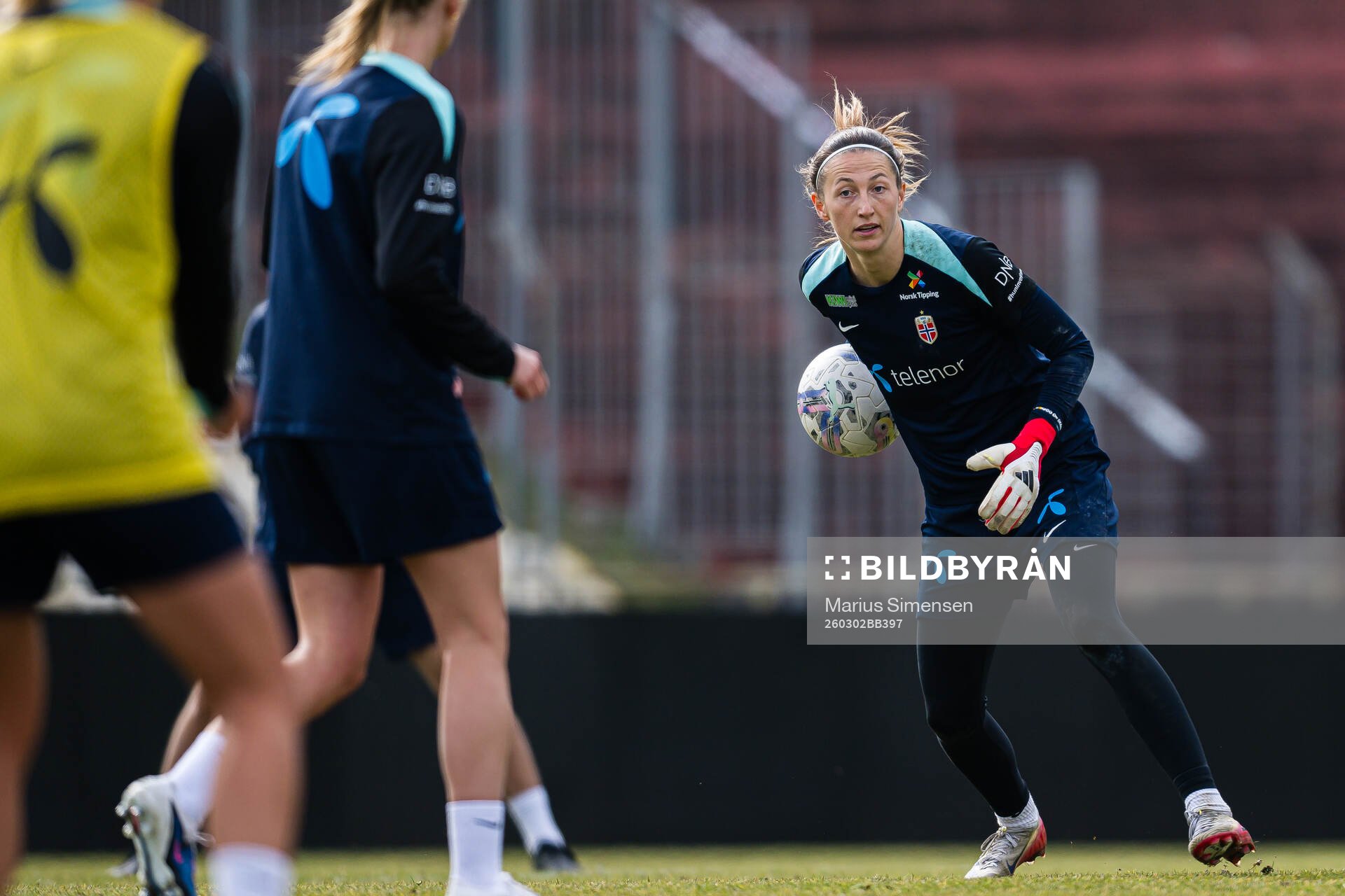 Cecilie Hauståker Fiskerstrand of the Norwegian women’s