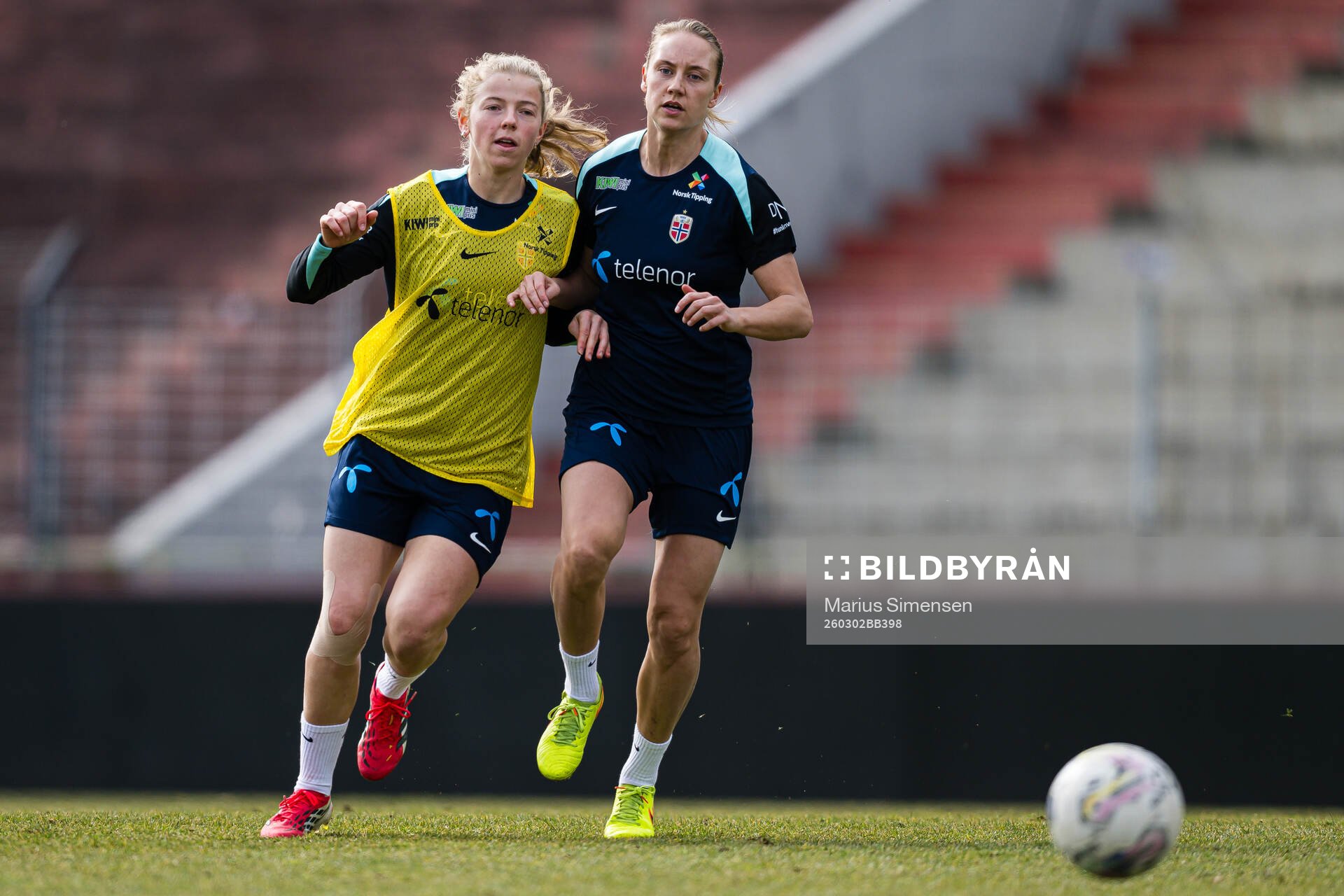 Justine Kielland and Lisa Naalsund of the Norwegian