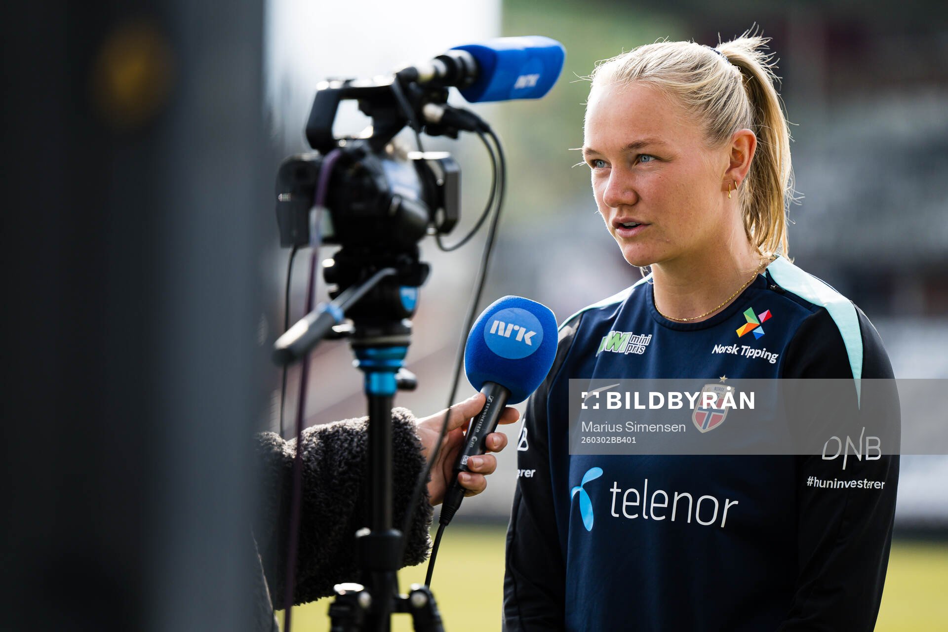 Frida Maanum of the Norwegian women’s national football