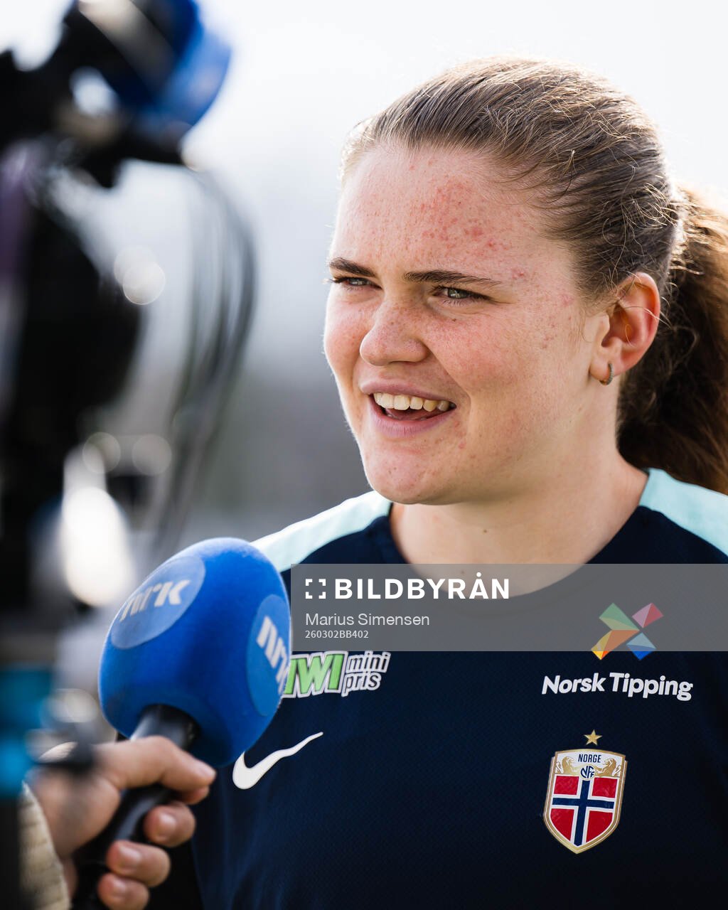 Signe Gaupset of the Norwegian women’s national football