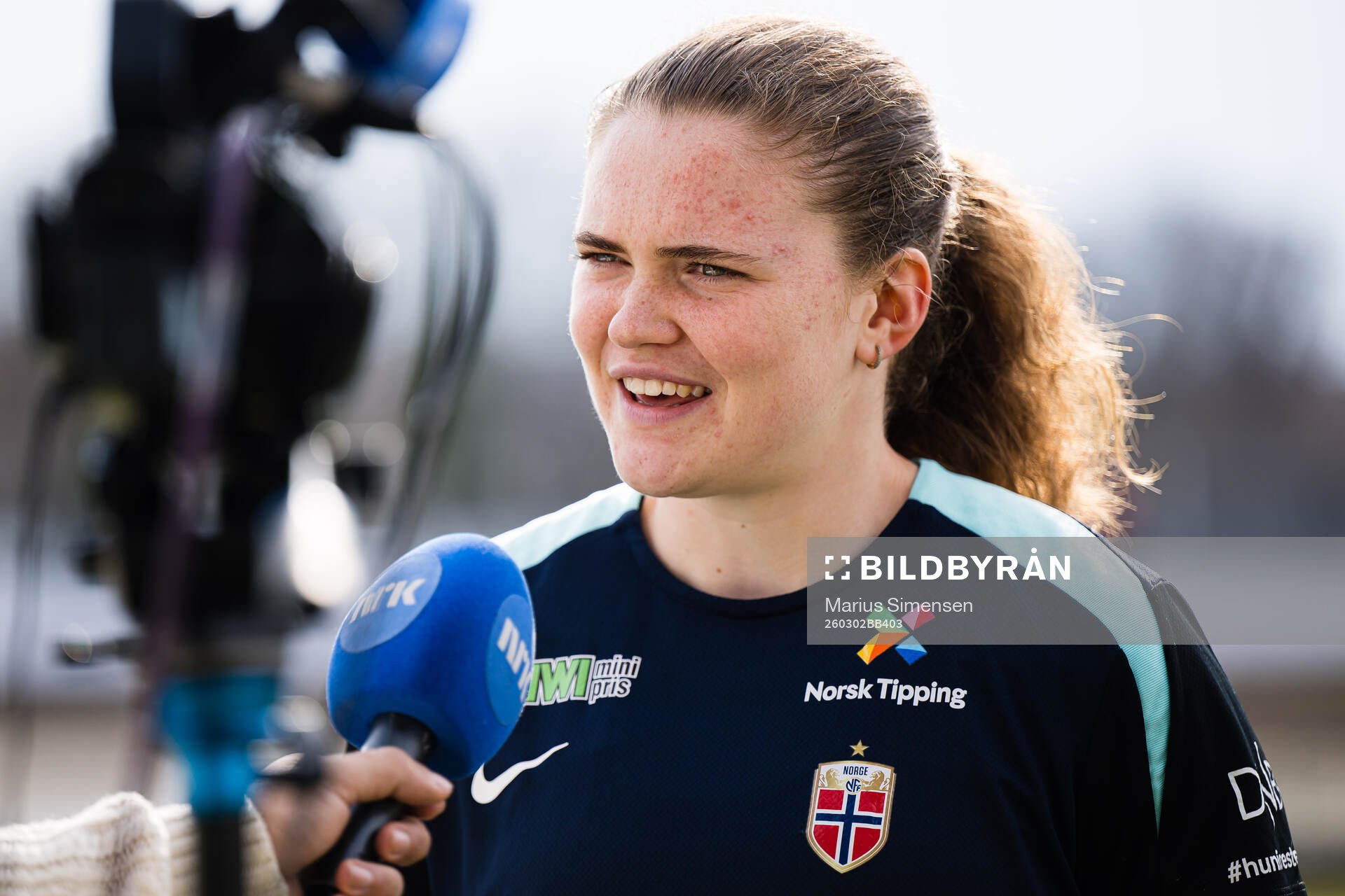 Signe Gaupset of the Norwegian women’s national football