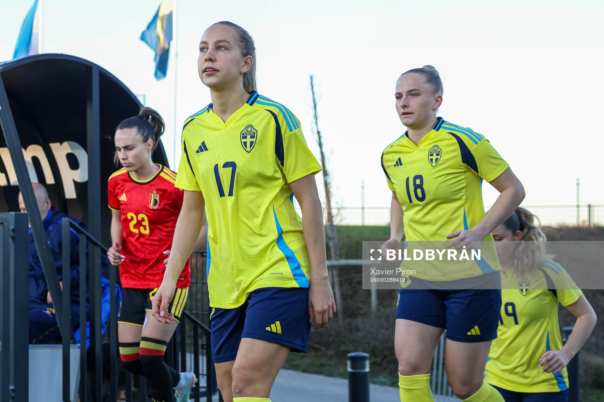 Sara Eriksson and Tuva Skoog of Sweden
