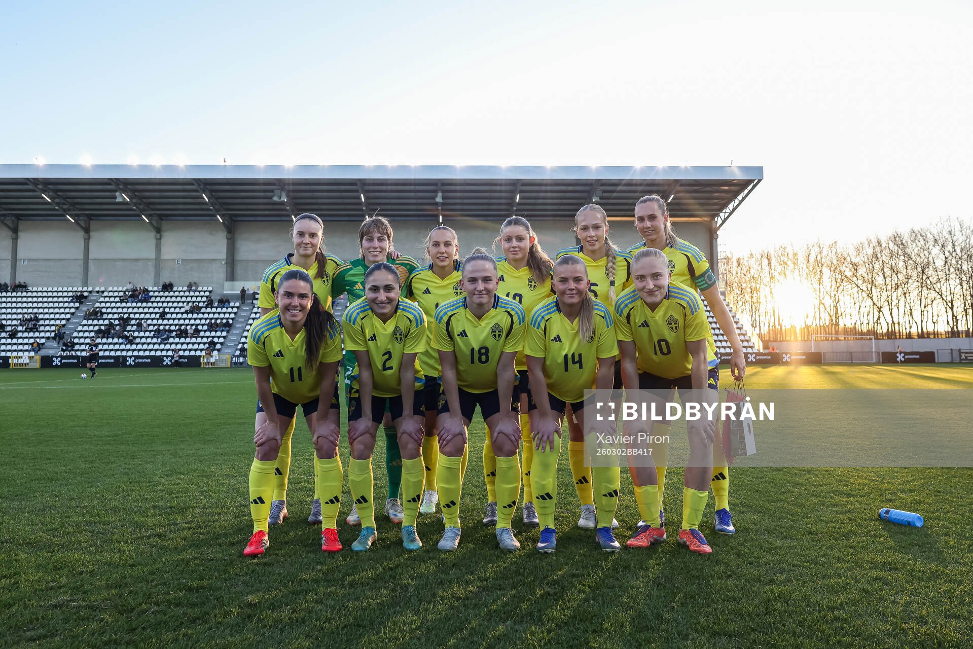 Starting eleven of Sweden