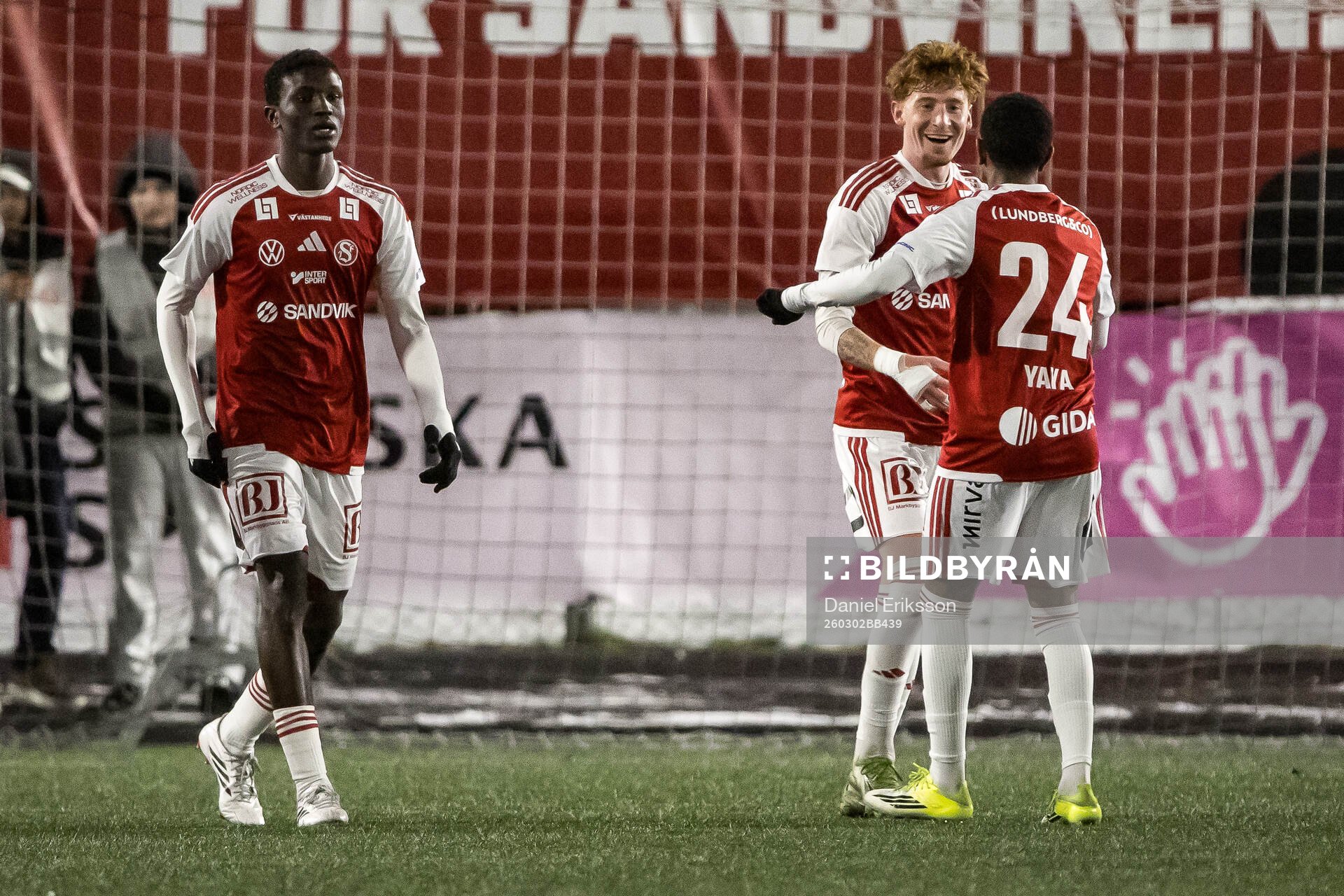 Sandvikens IFs Alan Carleton jublar