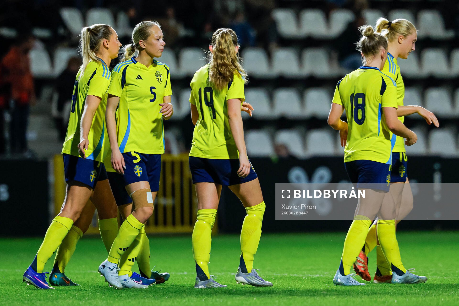 Ellen Wangerheim of Sweden celebrates