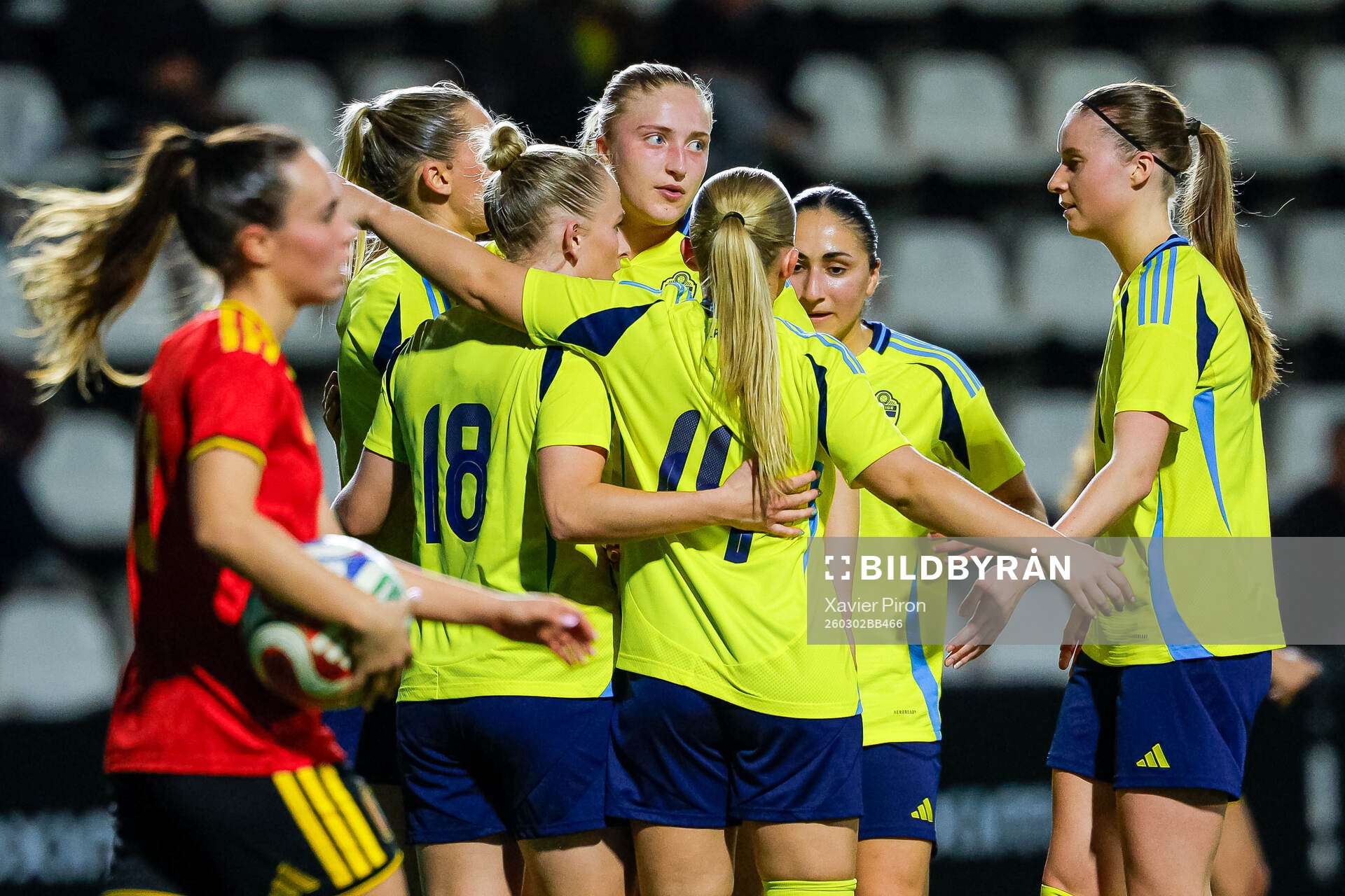 Ellen Wangerheim of Sweden celebrates