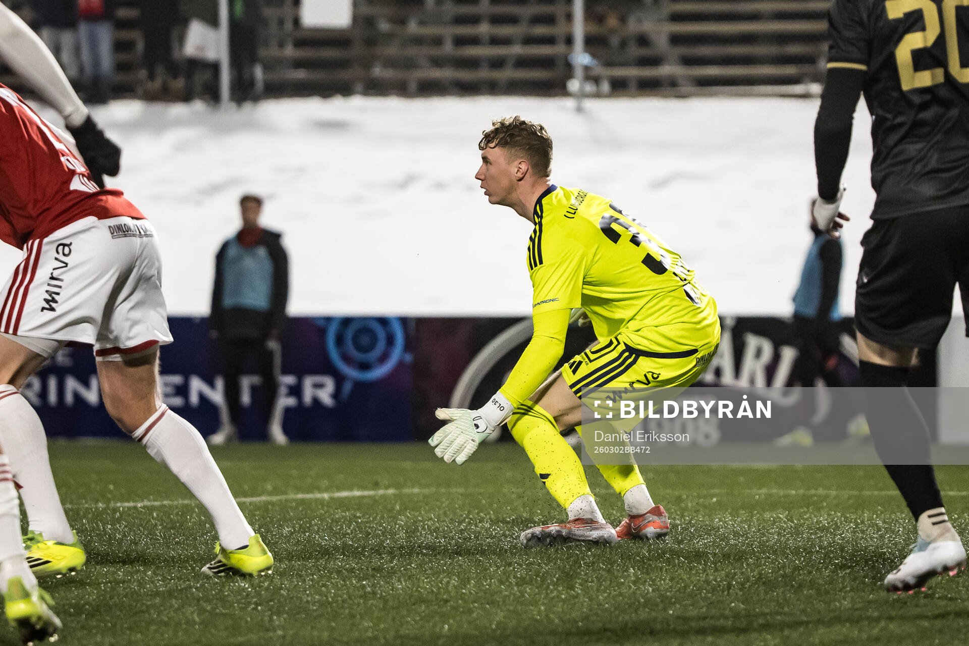 Sandvikens IFs målvakt Otto Lindell