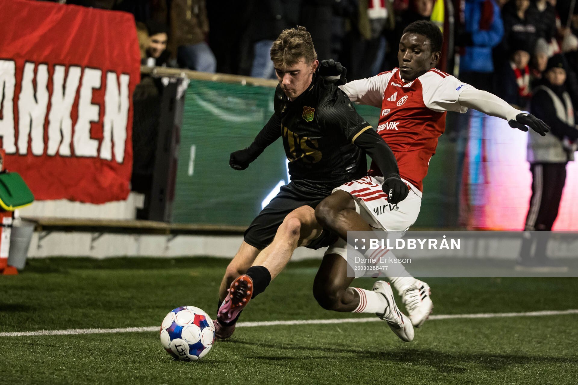 Sandvikens IFs Valassina Solo Diomande och GAISs Ville