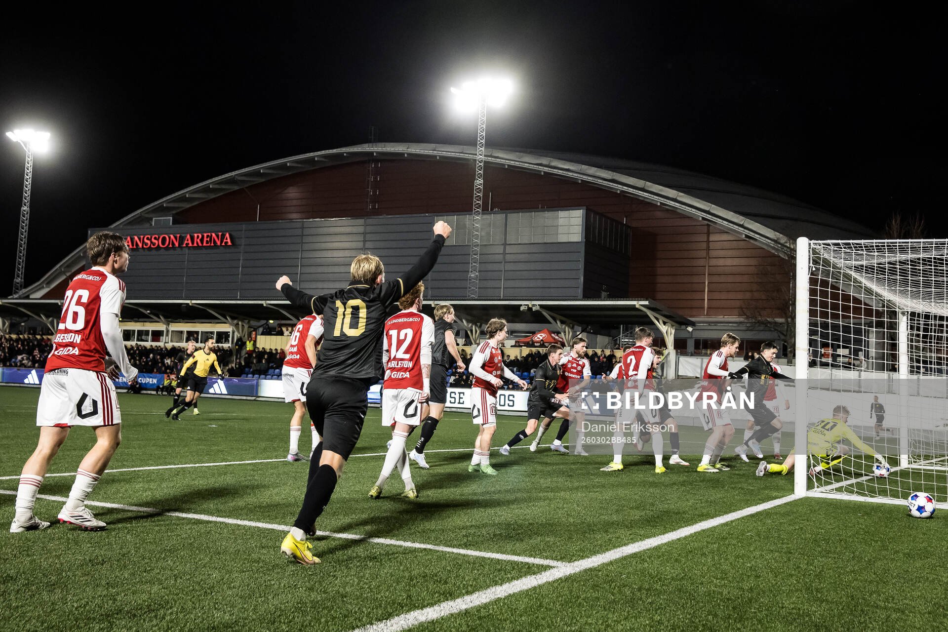 GAIS spelare jublar