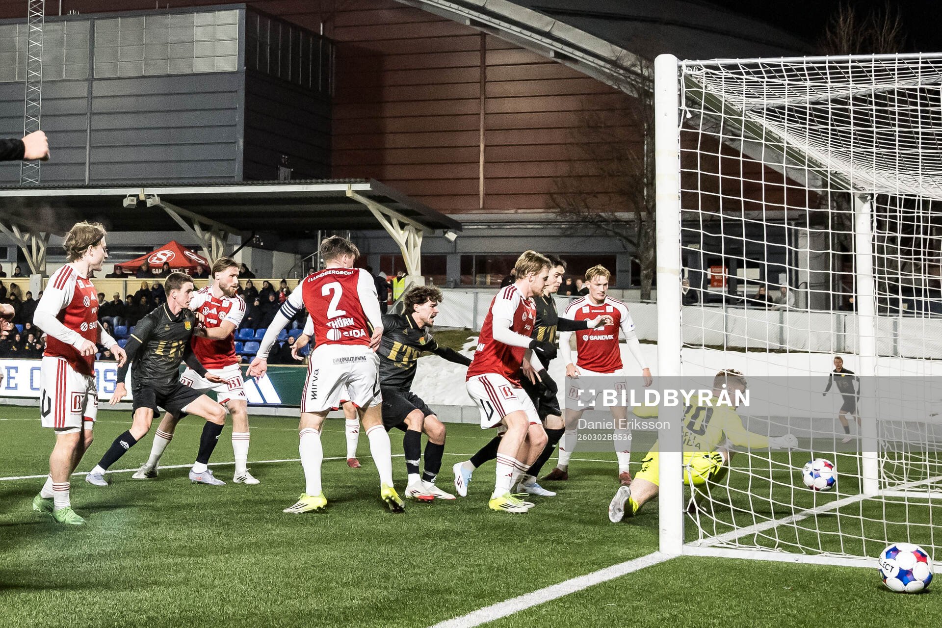Sandvikens IFs målvakt Otto Lindell