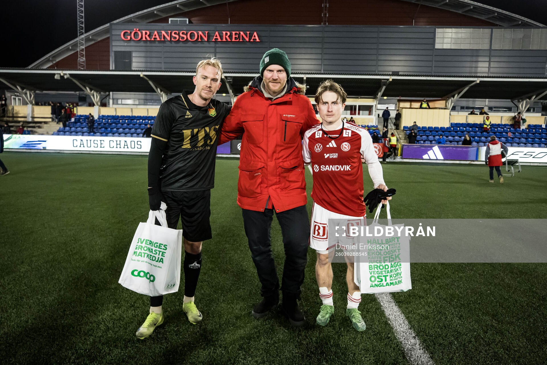 Matchens lirare från både GAIS och Sandviken