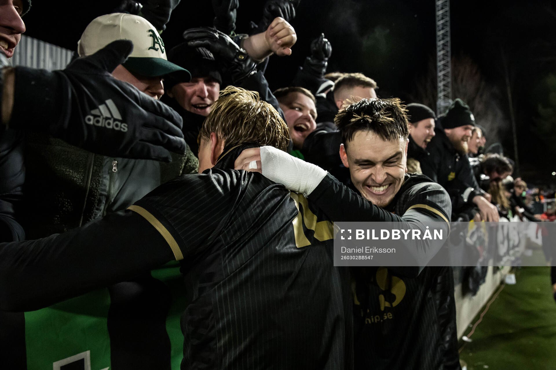 GAIS-spelare jublar