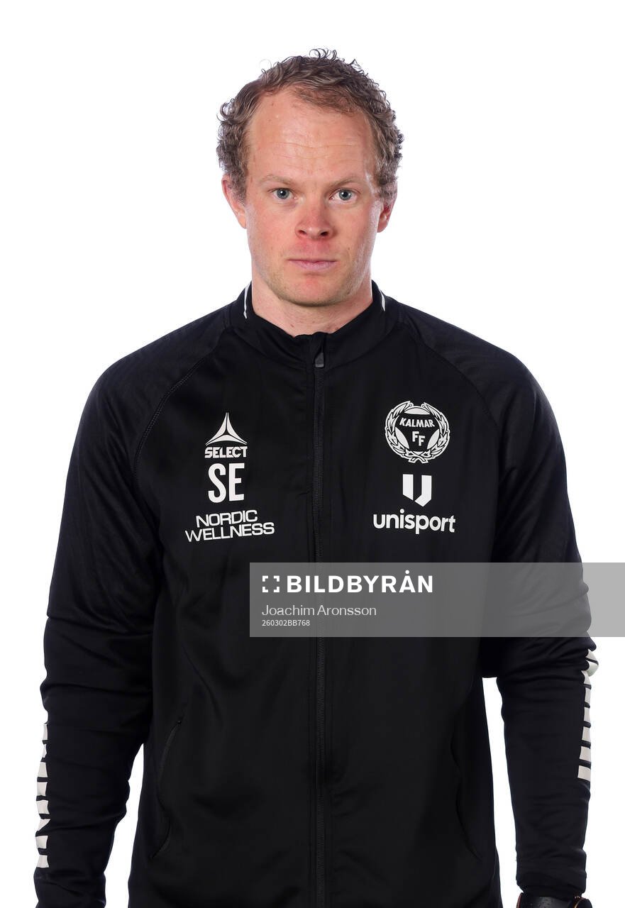 Kalmars fystränare Sebastian Eriksson