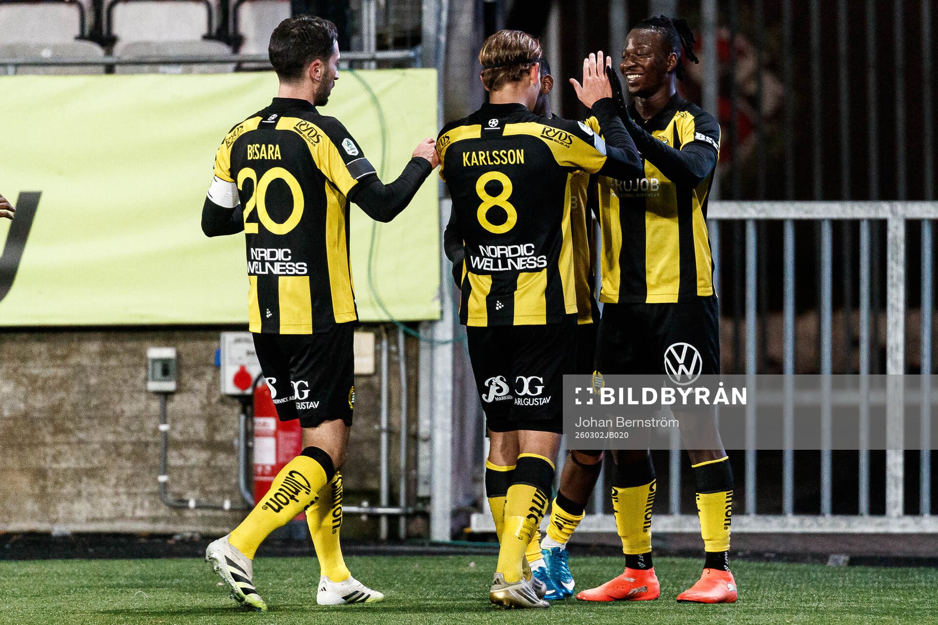Hammarbys Moise Elohim Victoire Kabore jublar