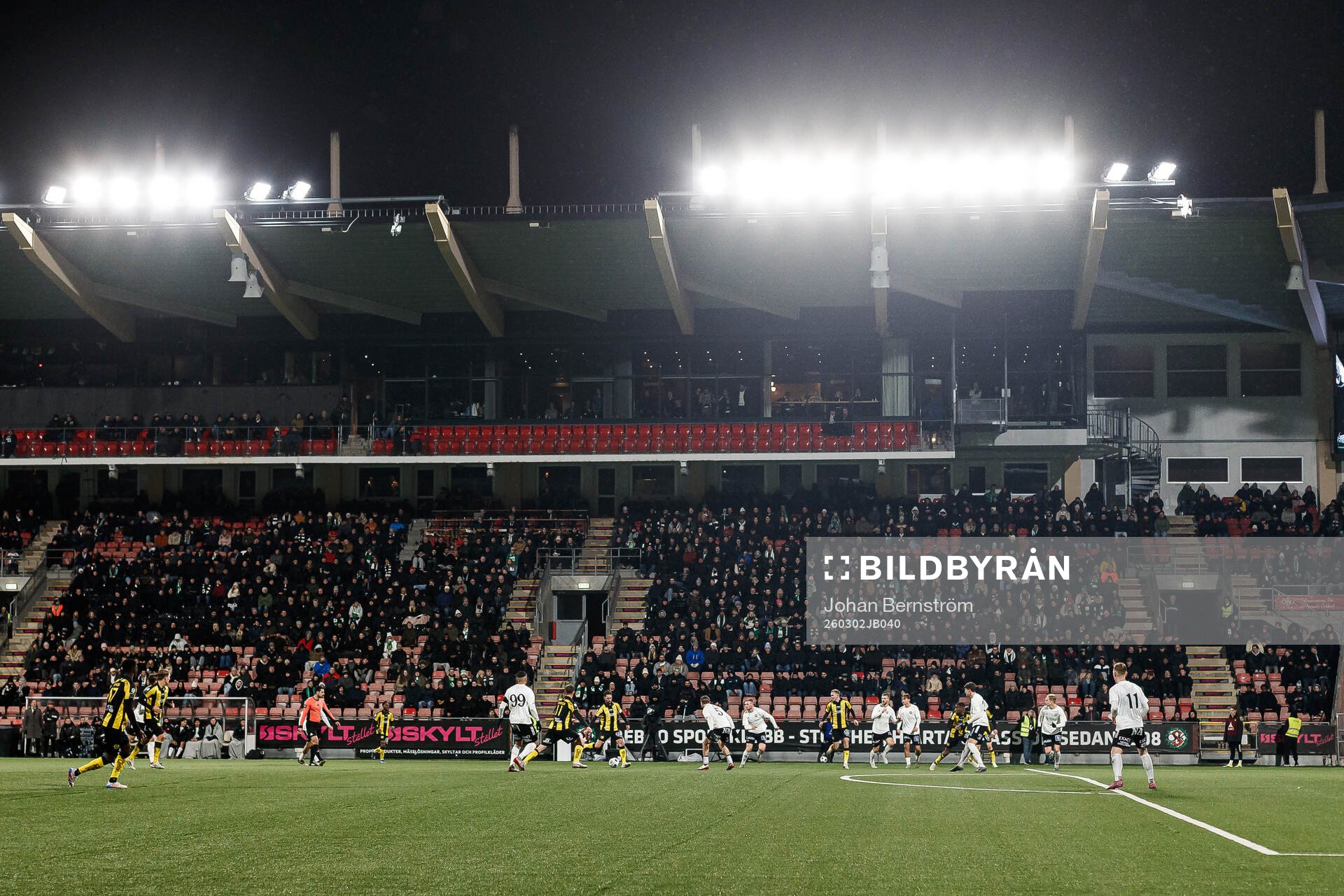Interiör vy över Behrn Arena