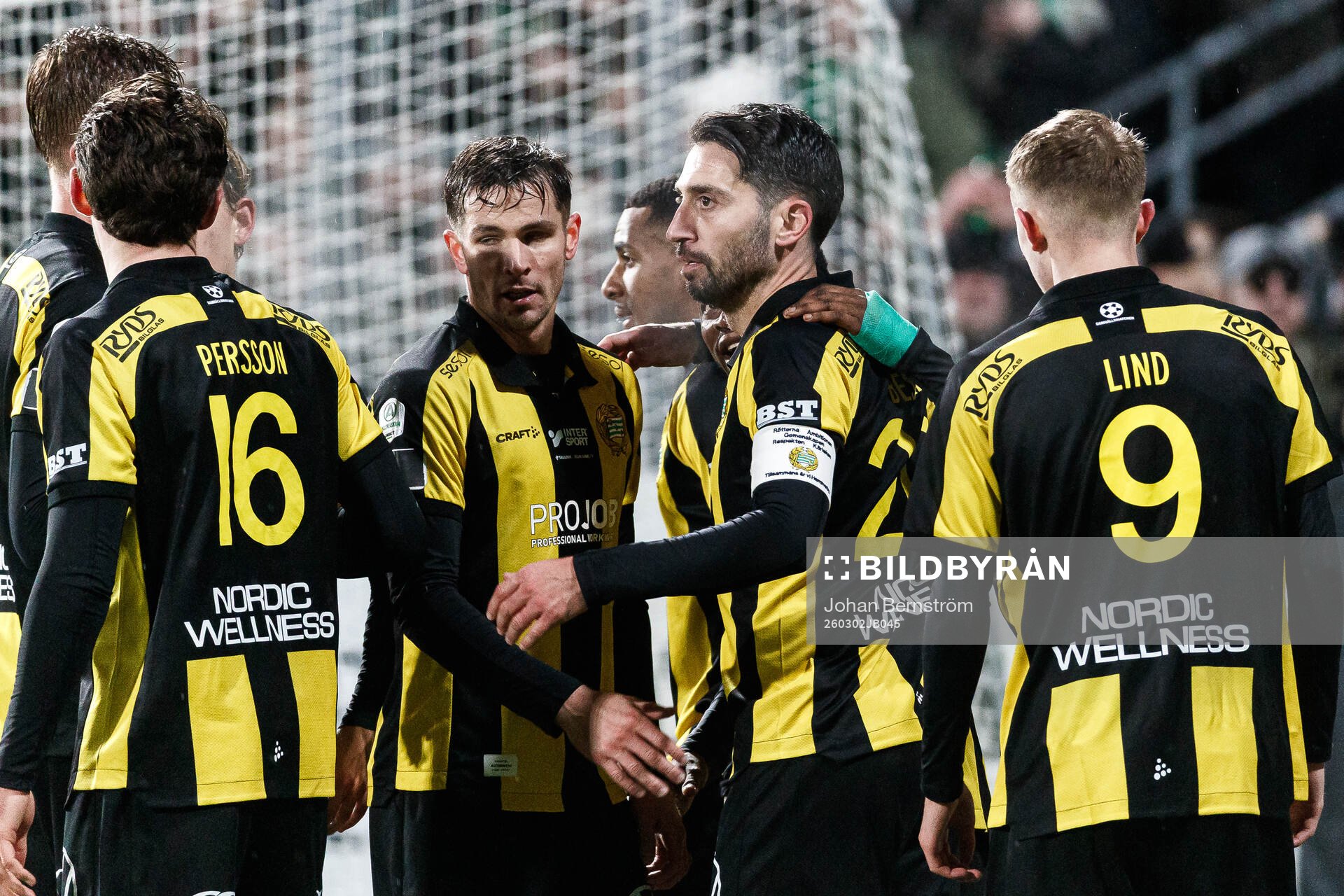 Hammarbys Nahir Besara jublar