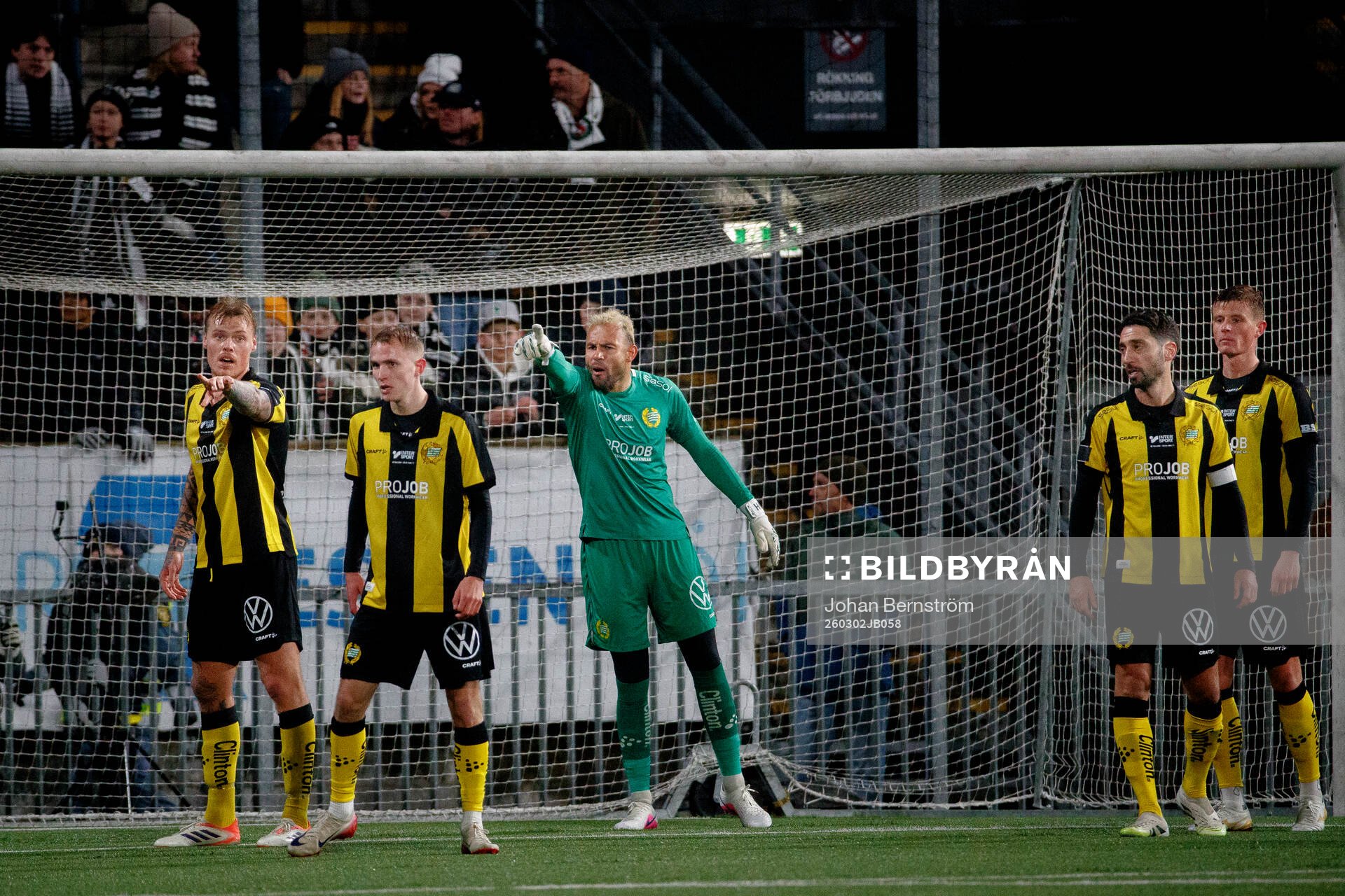 Hammarbys målvakt Warner Hahn