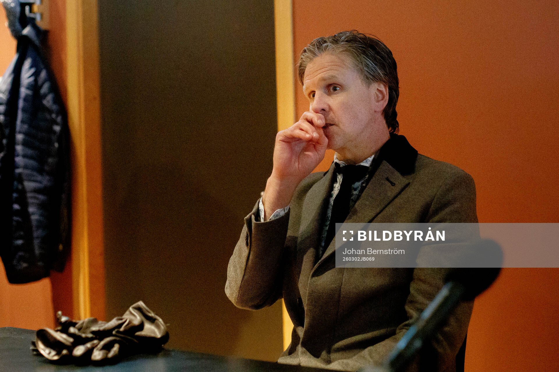 Örebros tränare Rikard Norling på presskonferensen