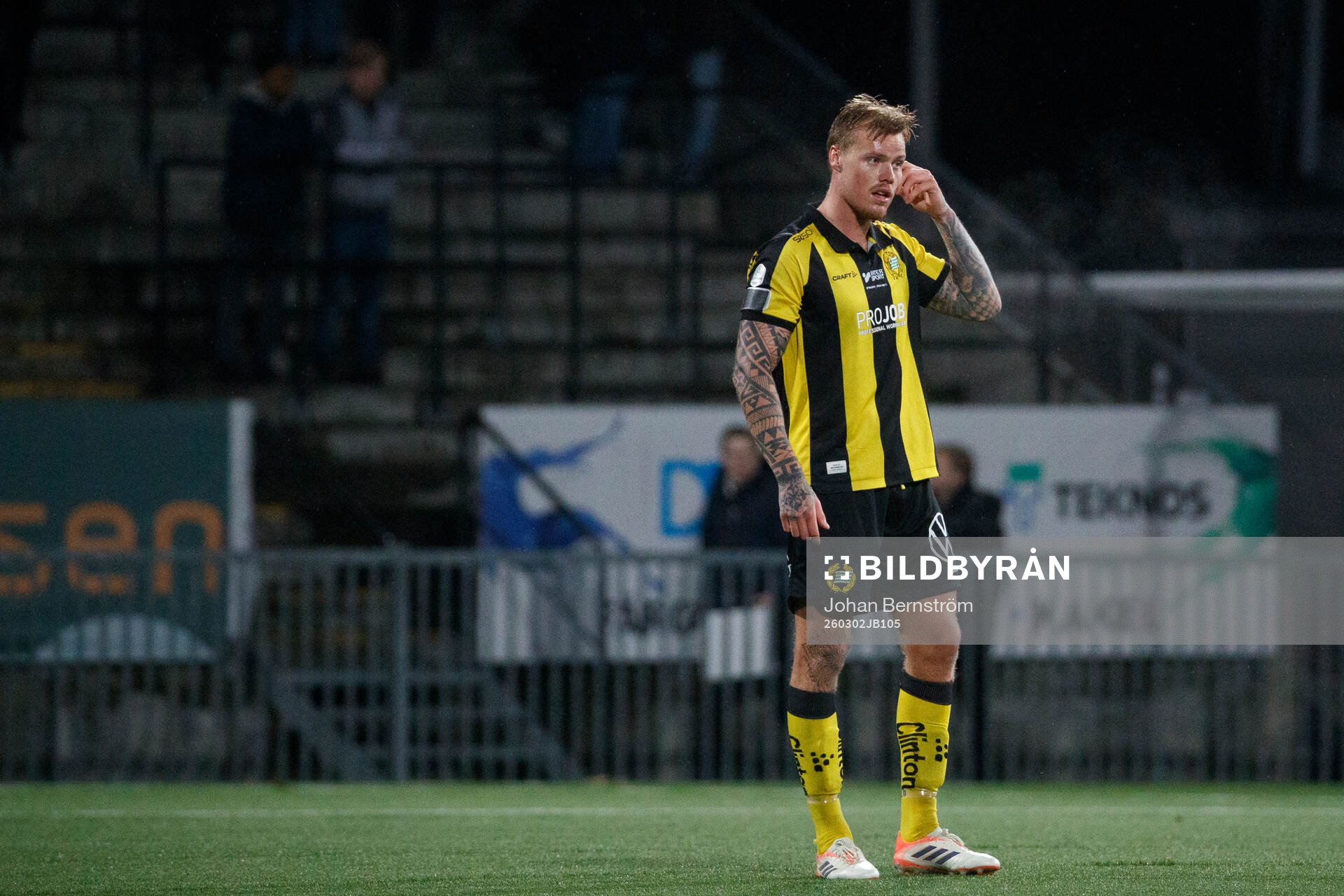Hammarbys Victor Eriksson deppar