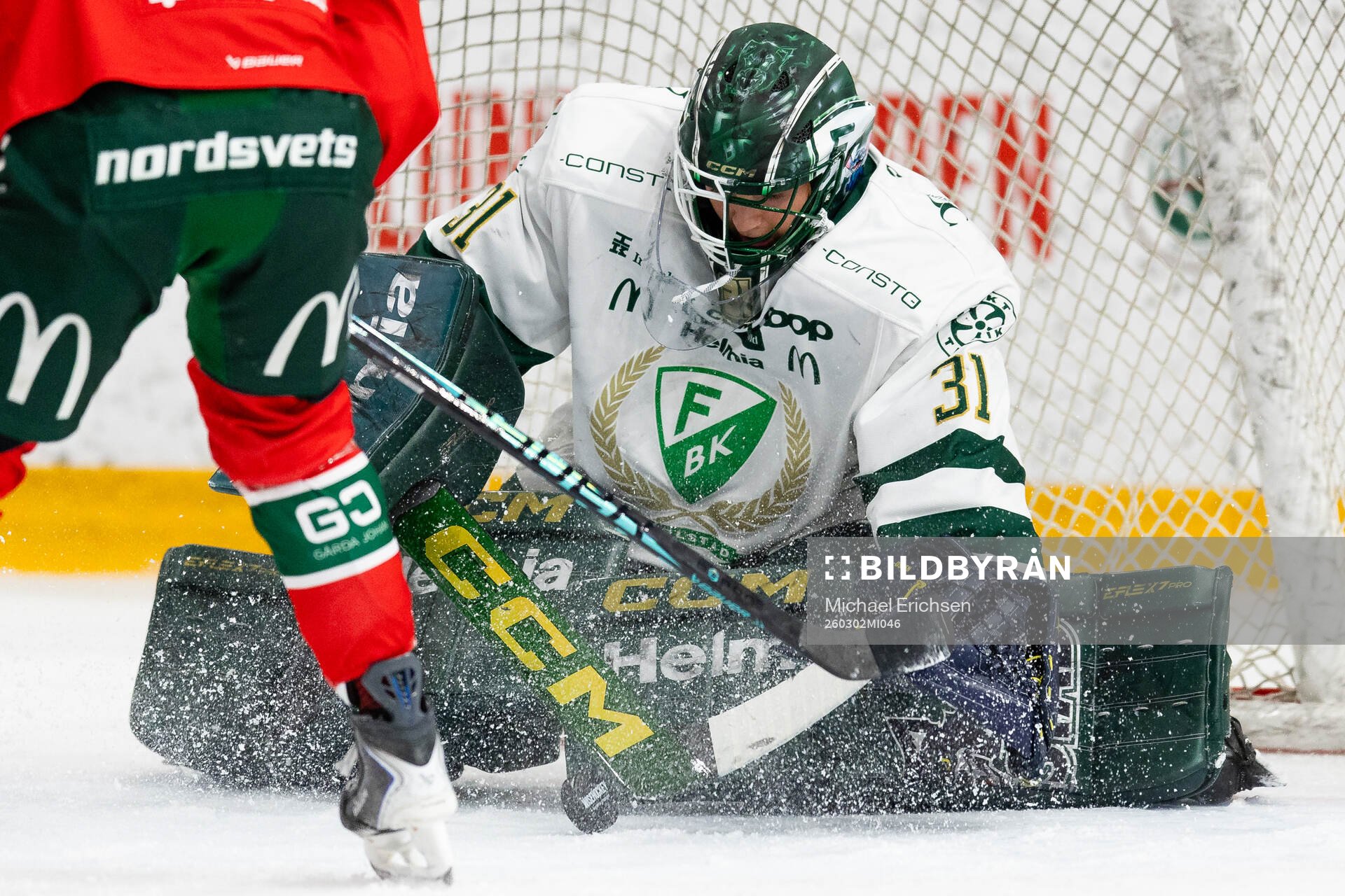 Färjestads målvakt Ida Boman