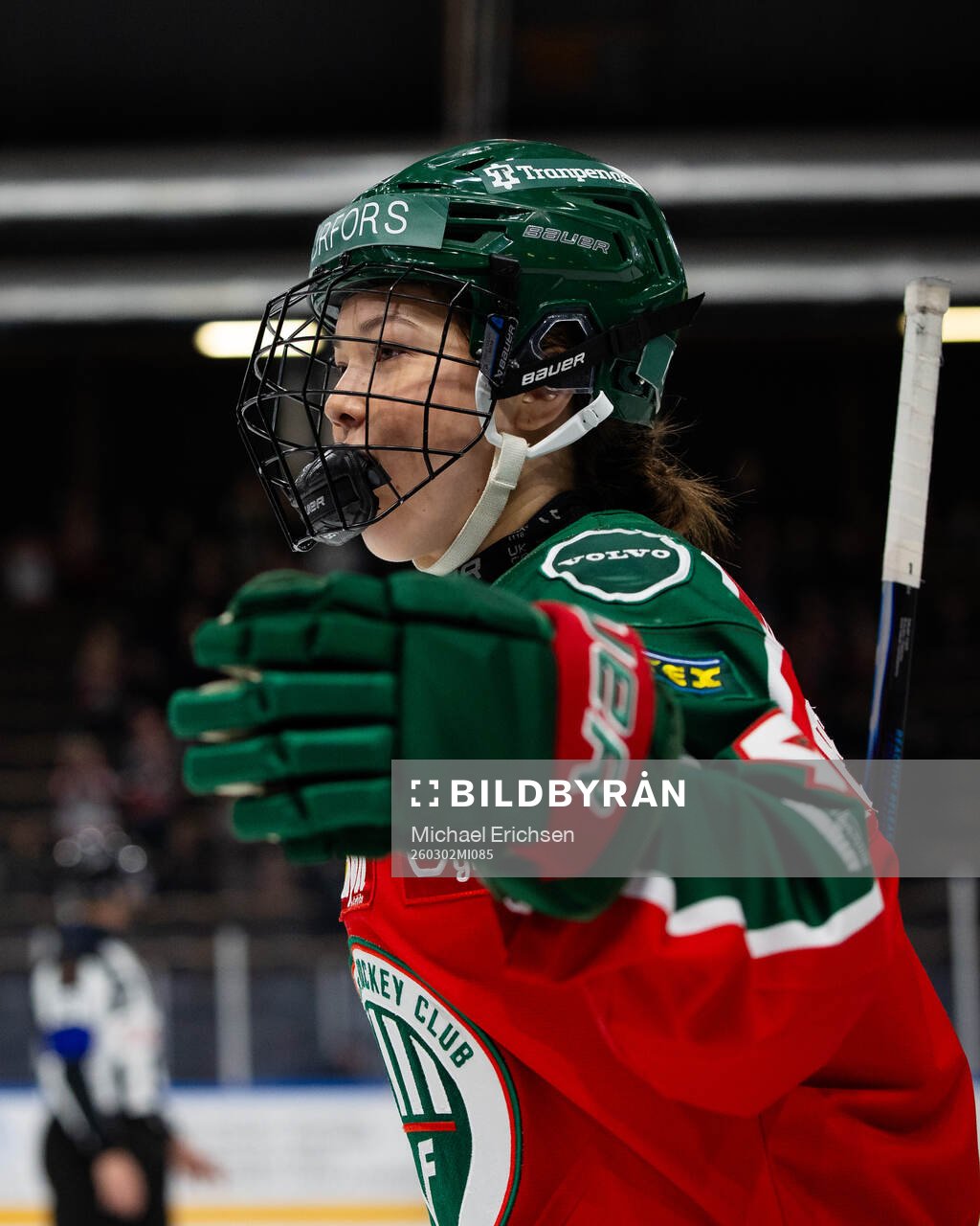 Frölundas Ebba Westerlind jublar