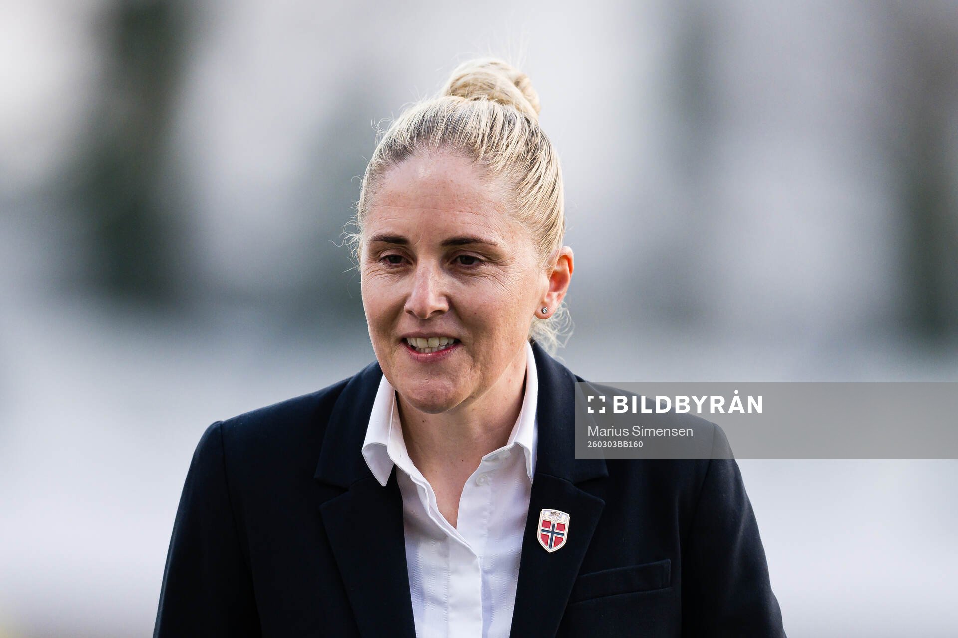 Head coach Gemma Grainger of Norway