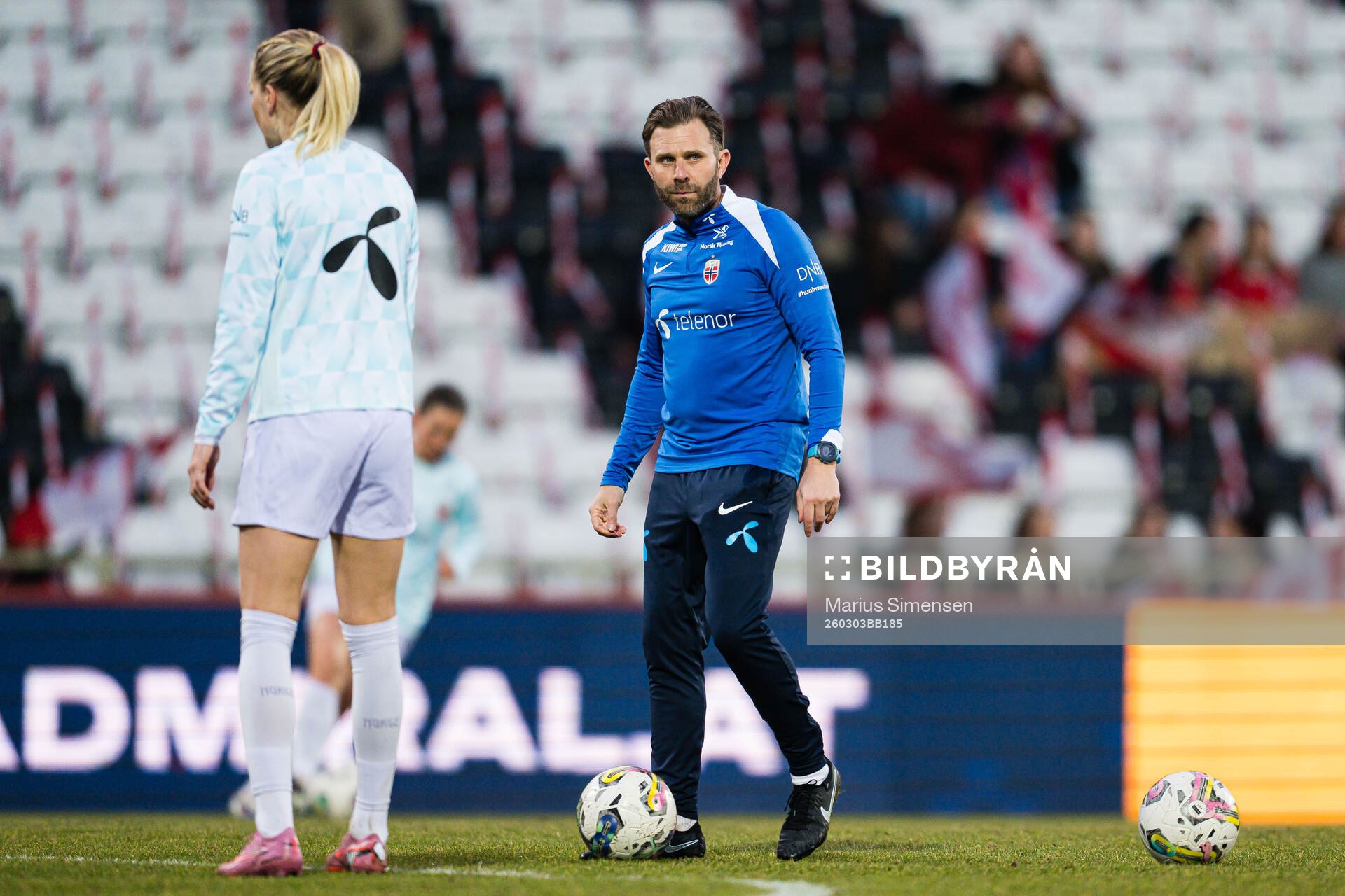 Assistant coach Mikey Harris of Norway