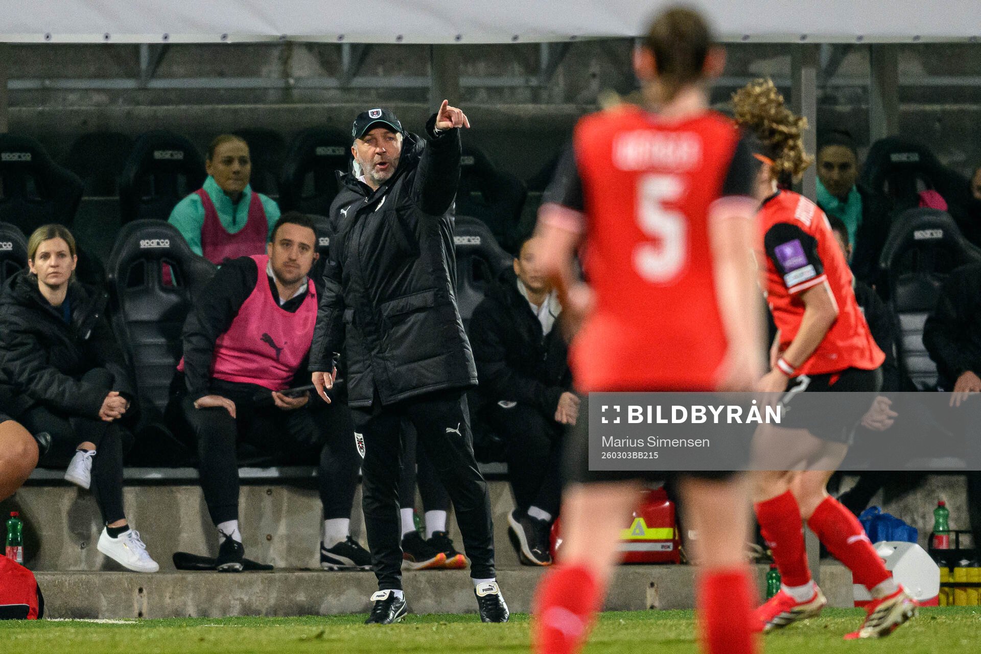 Head coach Alexander Schriebl of Austria
