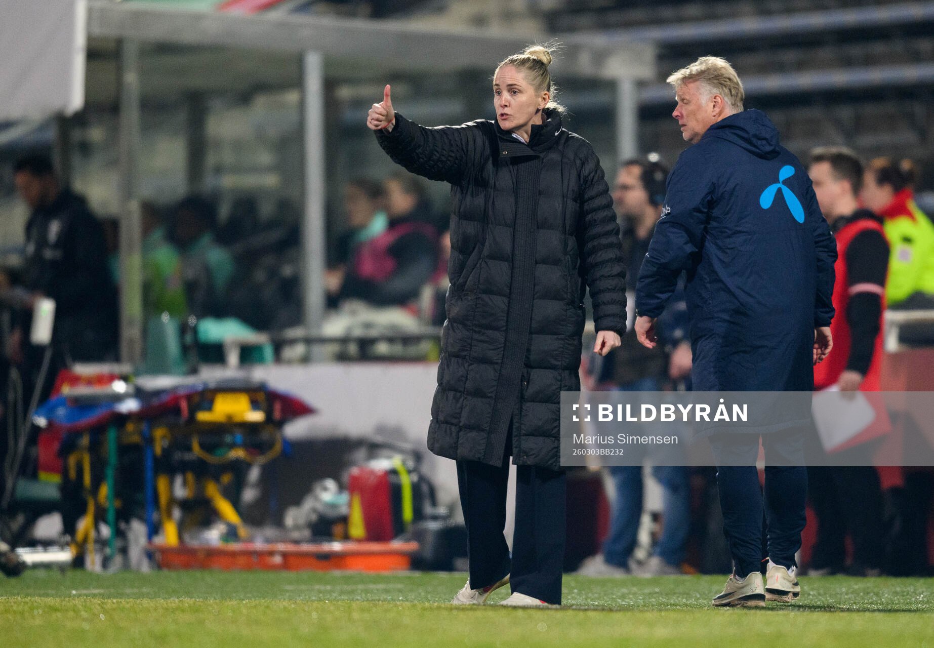 Head coach Gemma Grainger of Norway