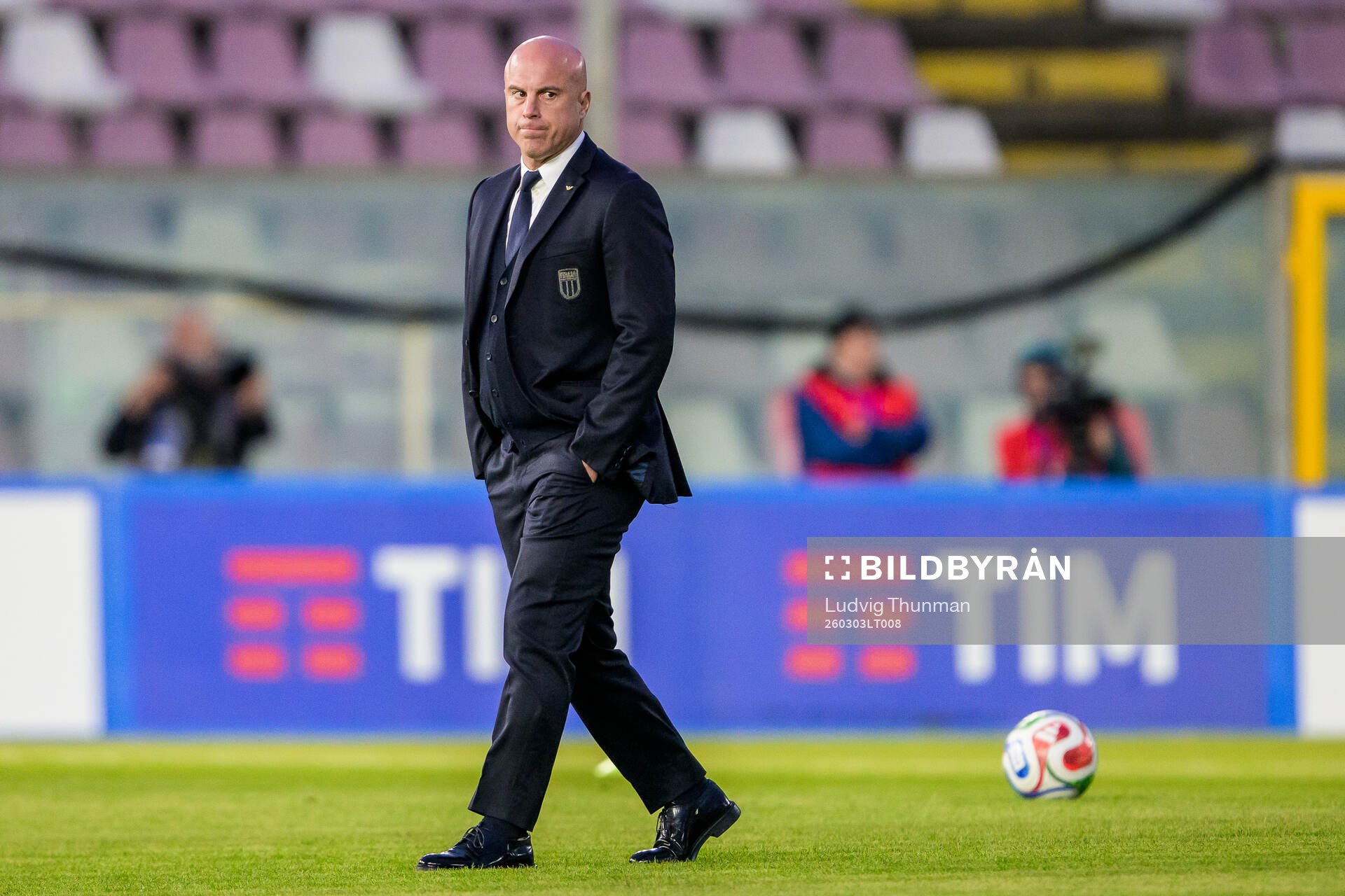 Head coach Andrea Soncin of Italy