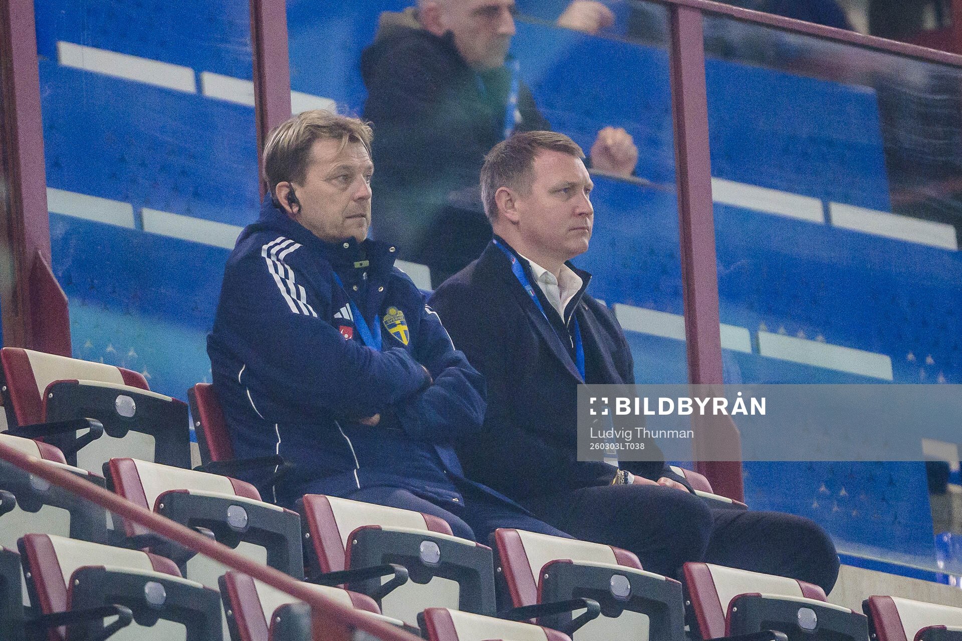 Head coach Tony Gustavsson and Kim Källström, Head of