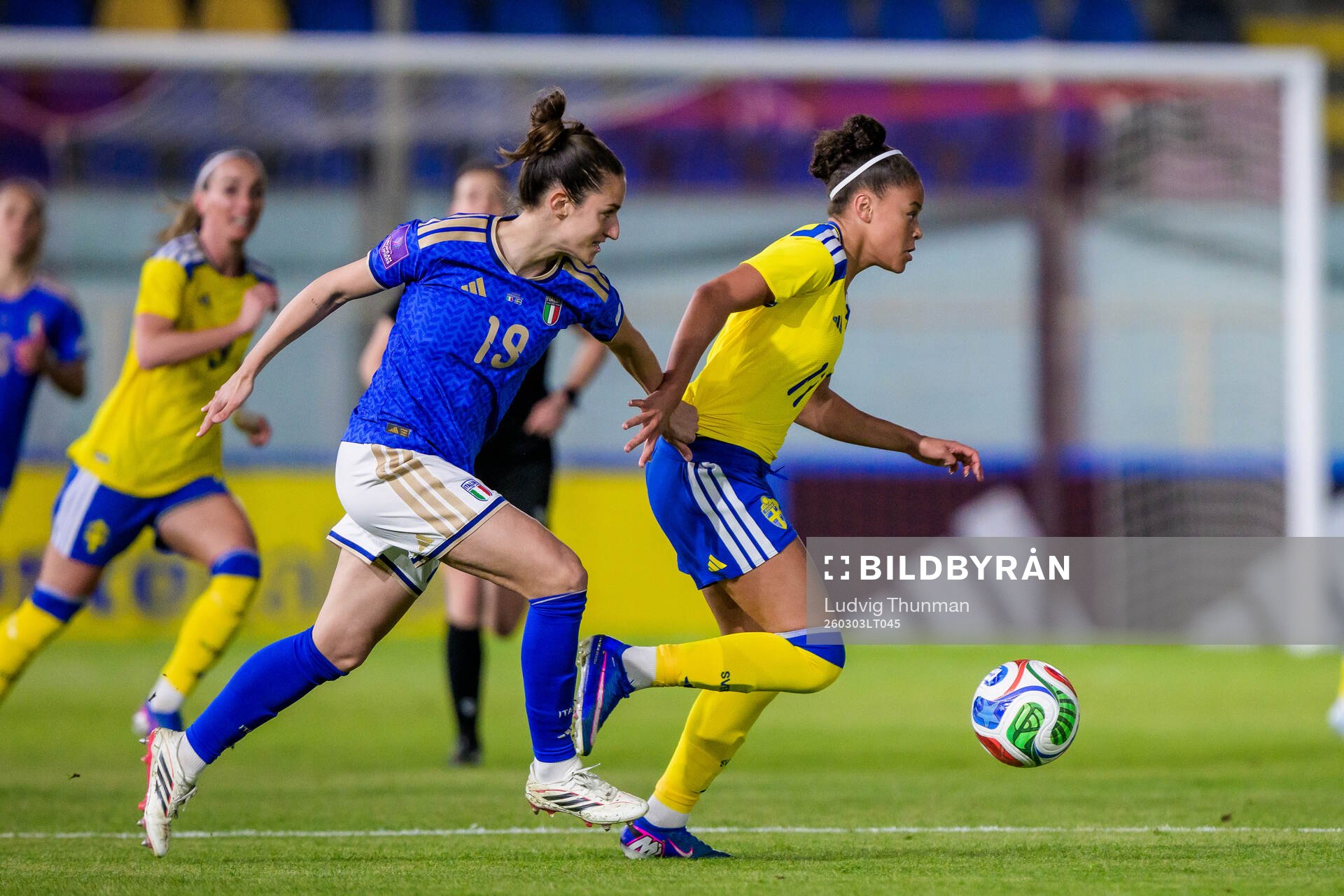 Martina Lenzini of Italy Felicia Schröder of Sweden