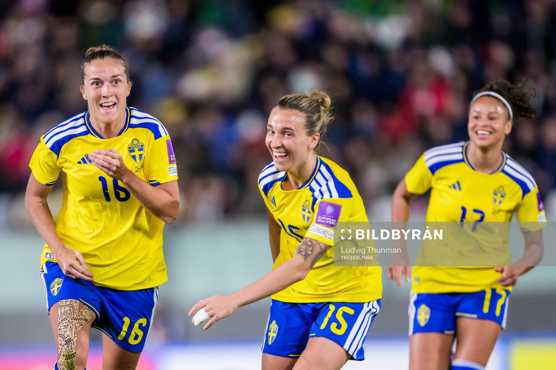 Filippa Angeldahl and Julia Zigiotti Olme of Sweden