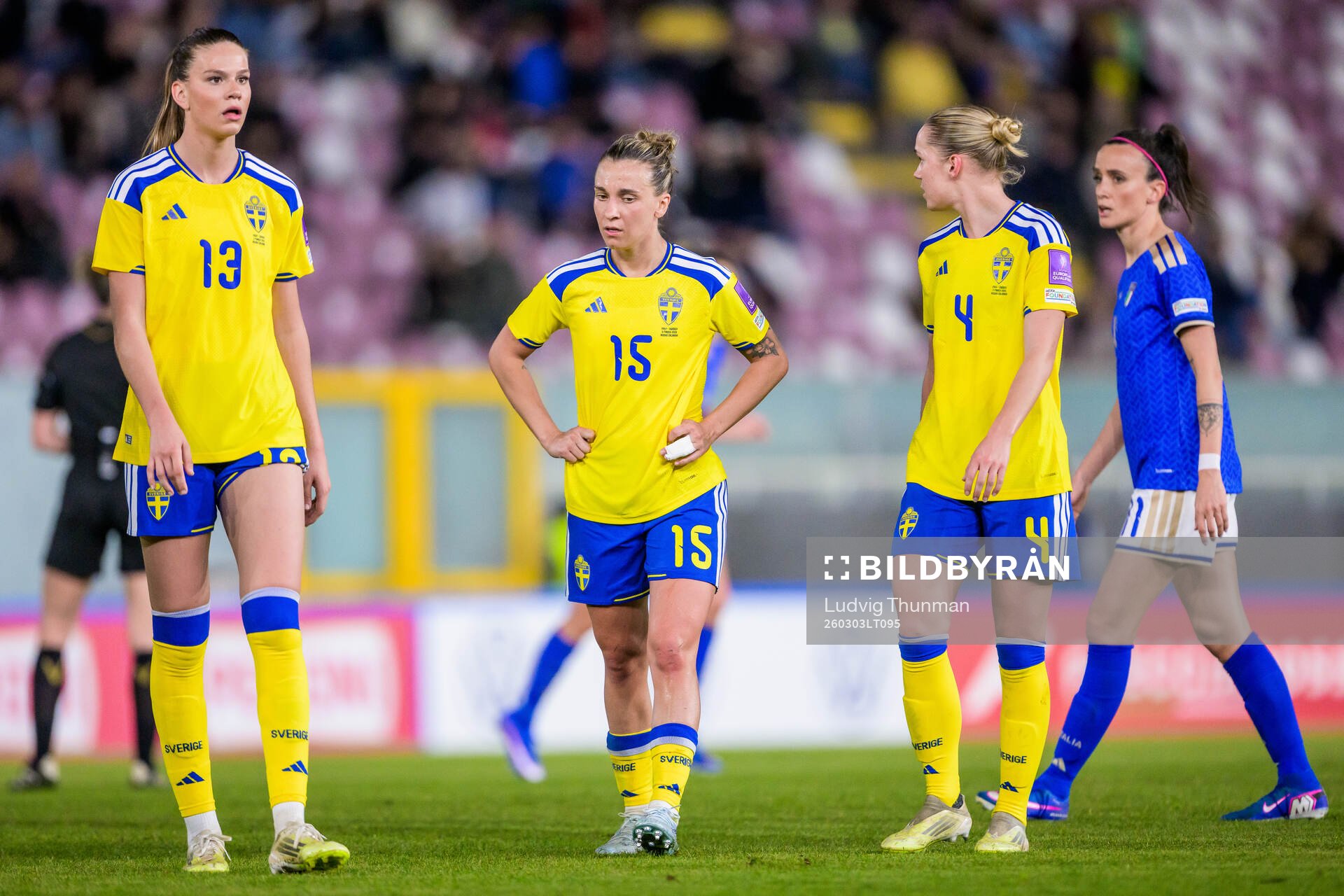 Bella Andersson, Julia Zigiotti Olme, Hanna Lundkvist of