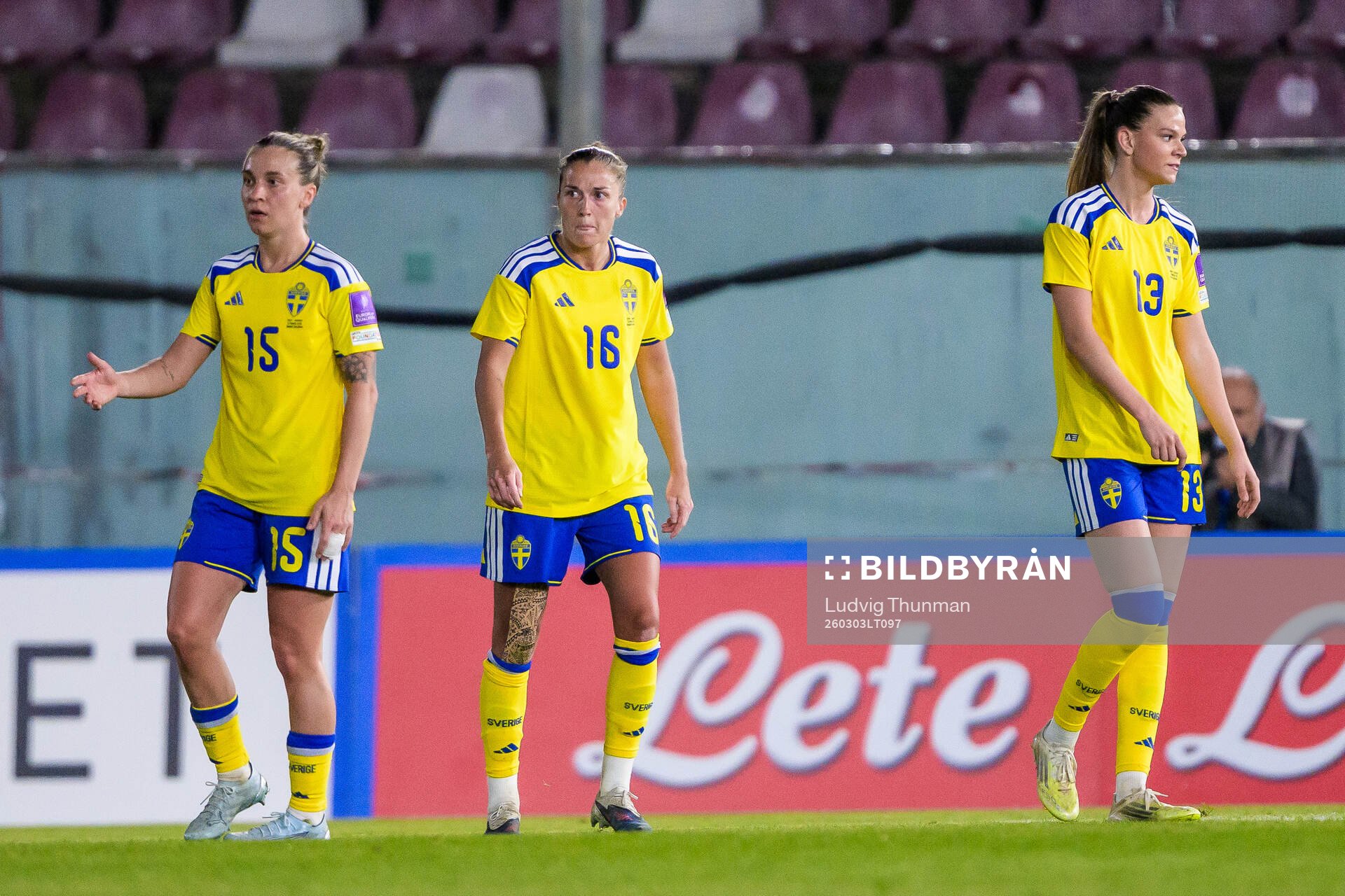 Julia Zigiotti Olme, Filippa Angeldahl and Bella Andersson