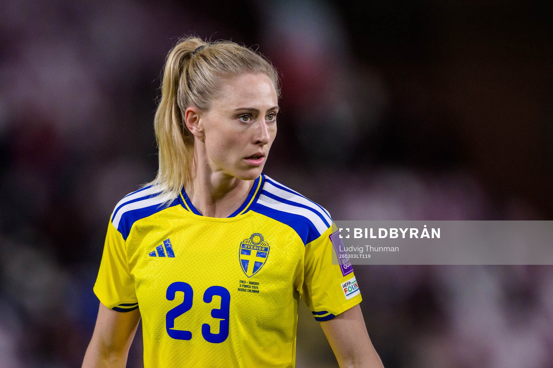 Rebecka Blomqvist of Sweden