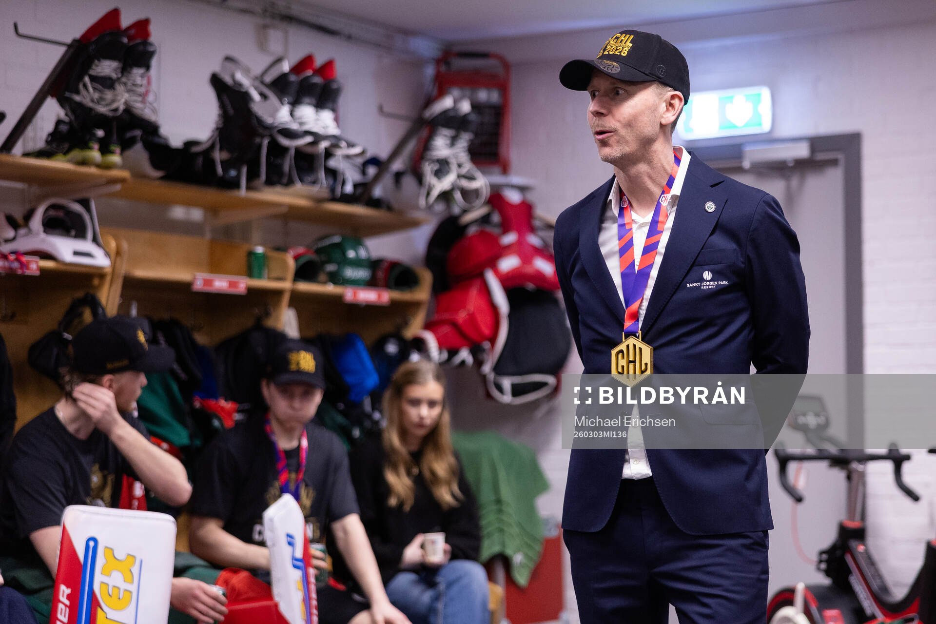 Coach Robert Ohlsson of Frölunda