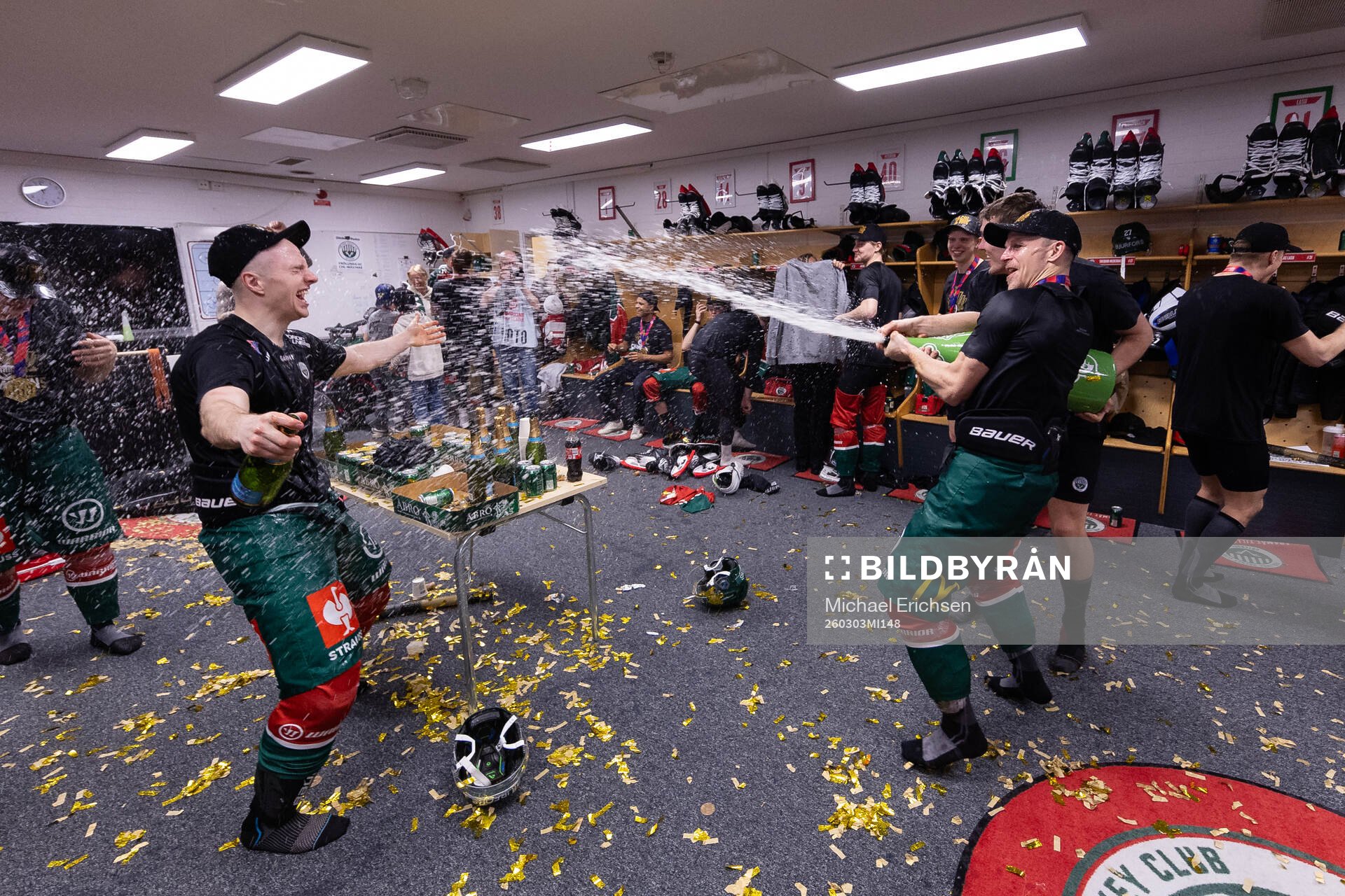 Max Lindholm, Max Friberg and Max Lindholm of Frölunda