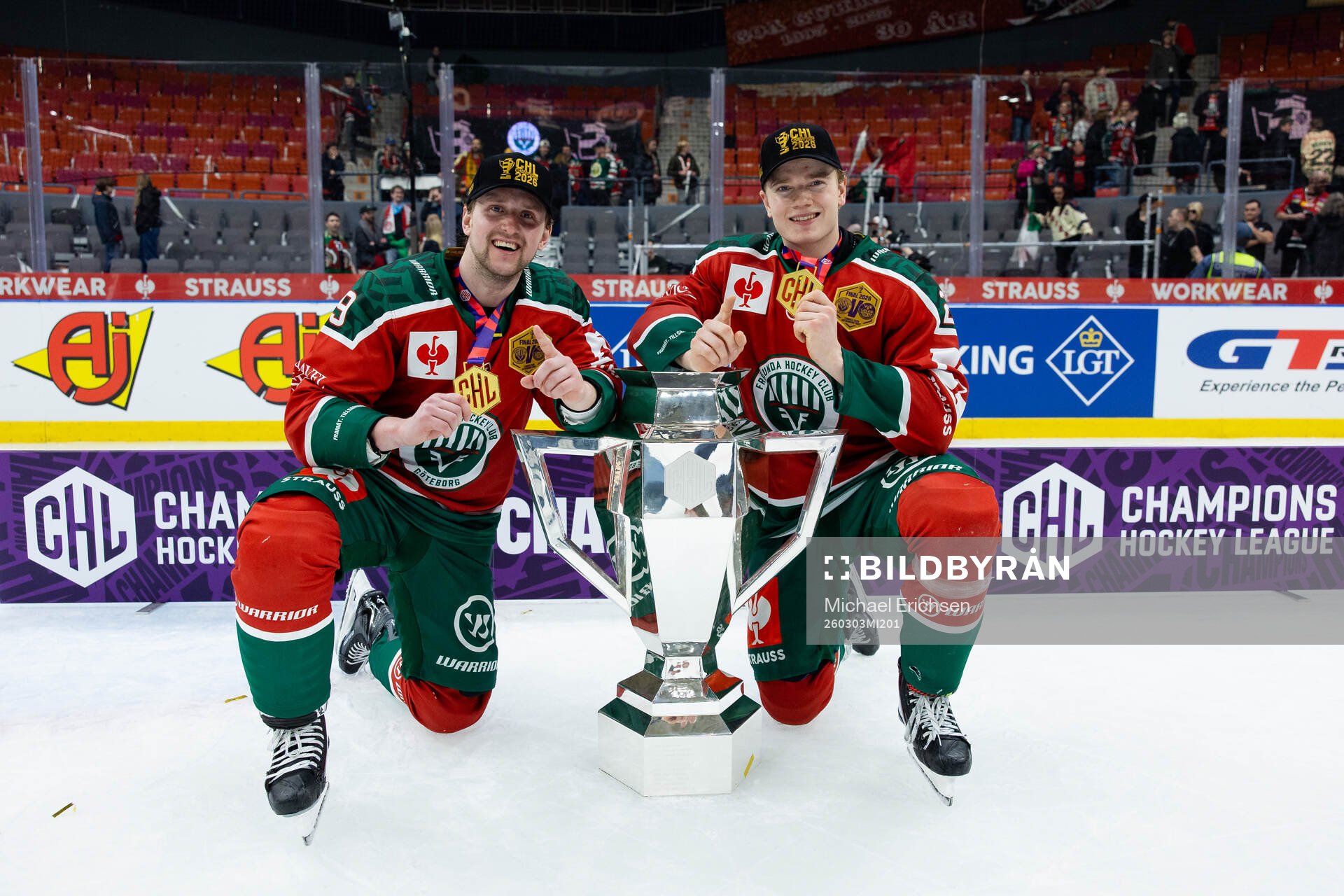 Linus Weissbach and Theodor Niederbach of Frölunda