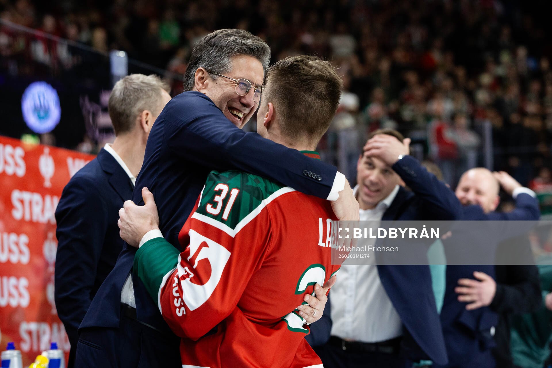 General manager Christian Lechtaler and Nicklas Lasu